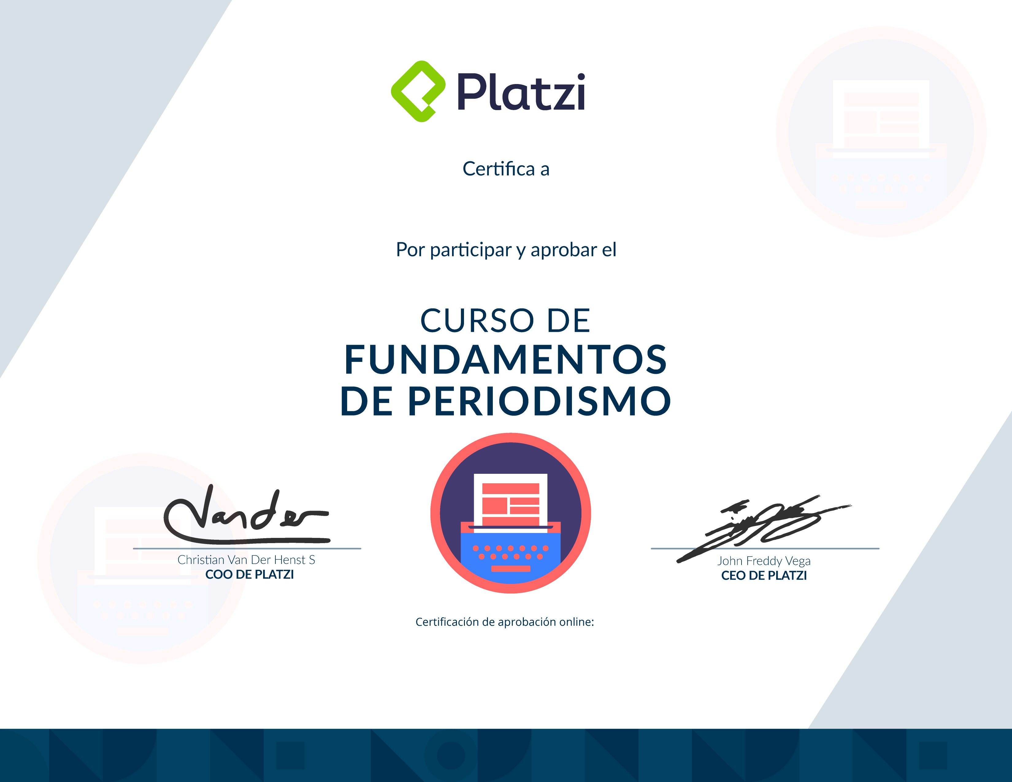 Certificado