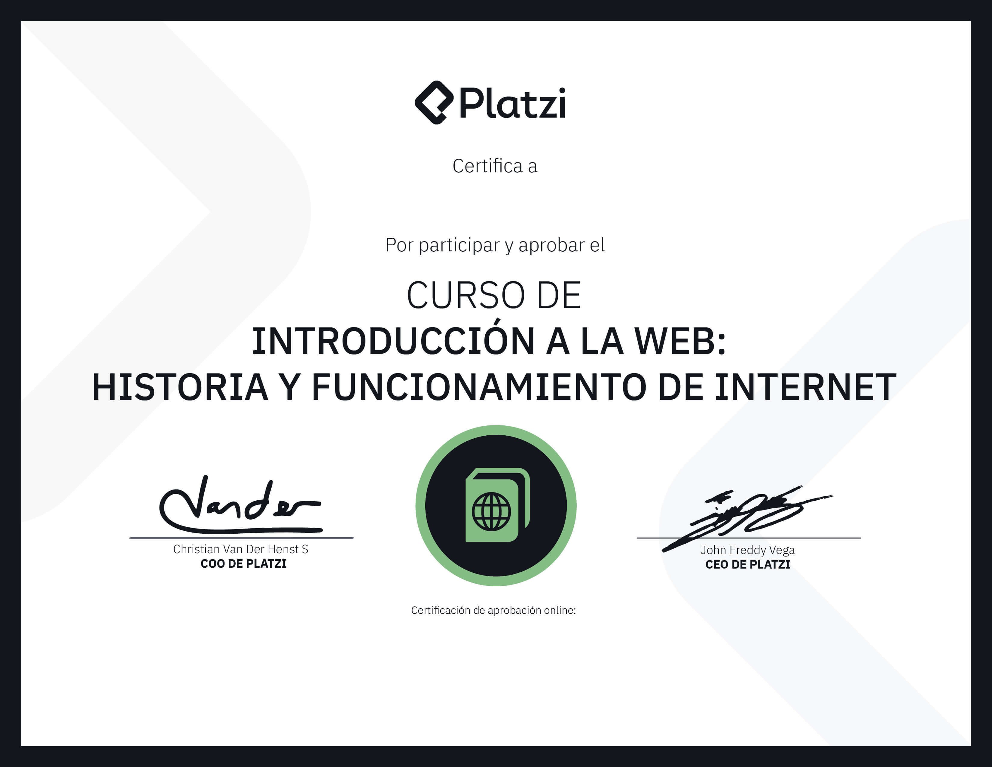 Certificado