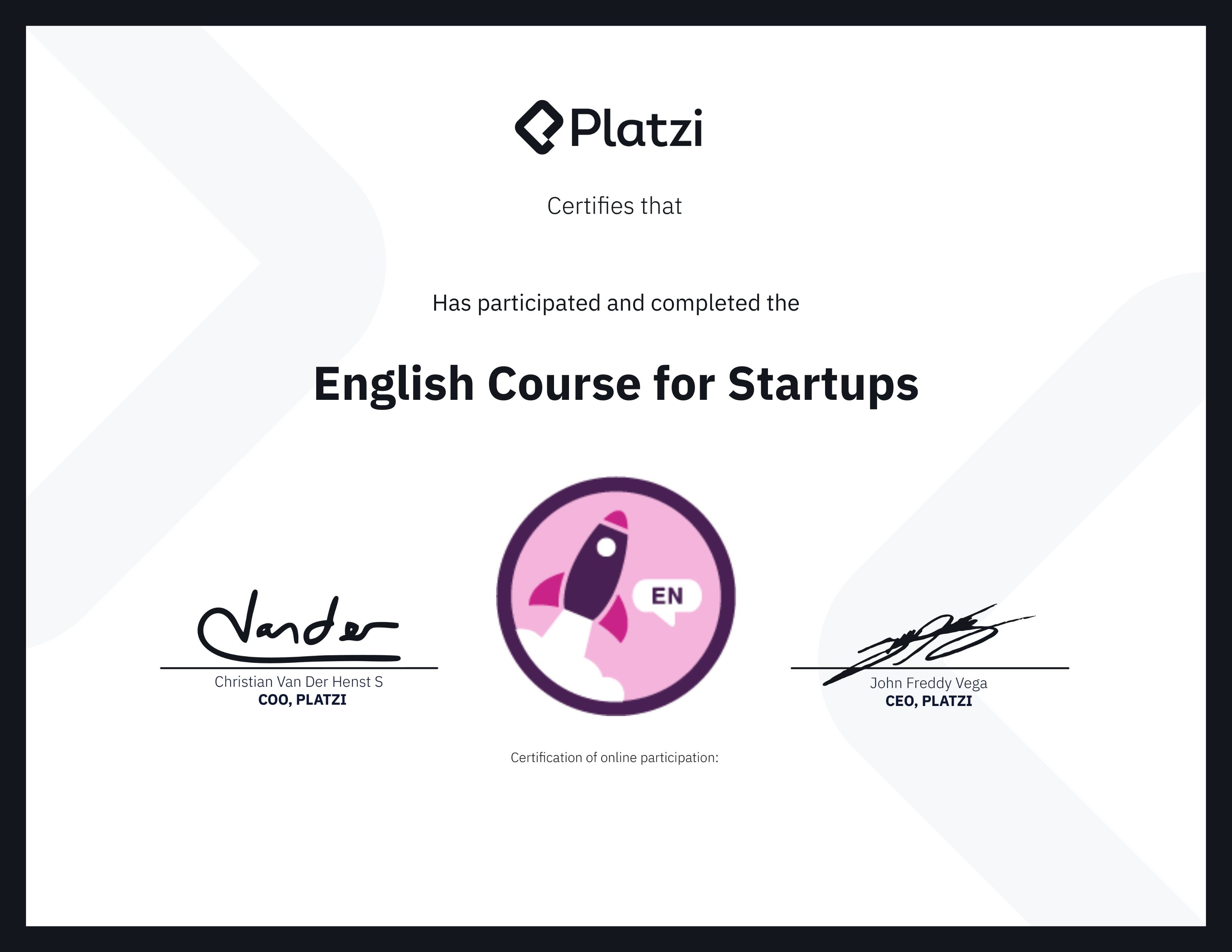 Certificado