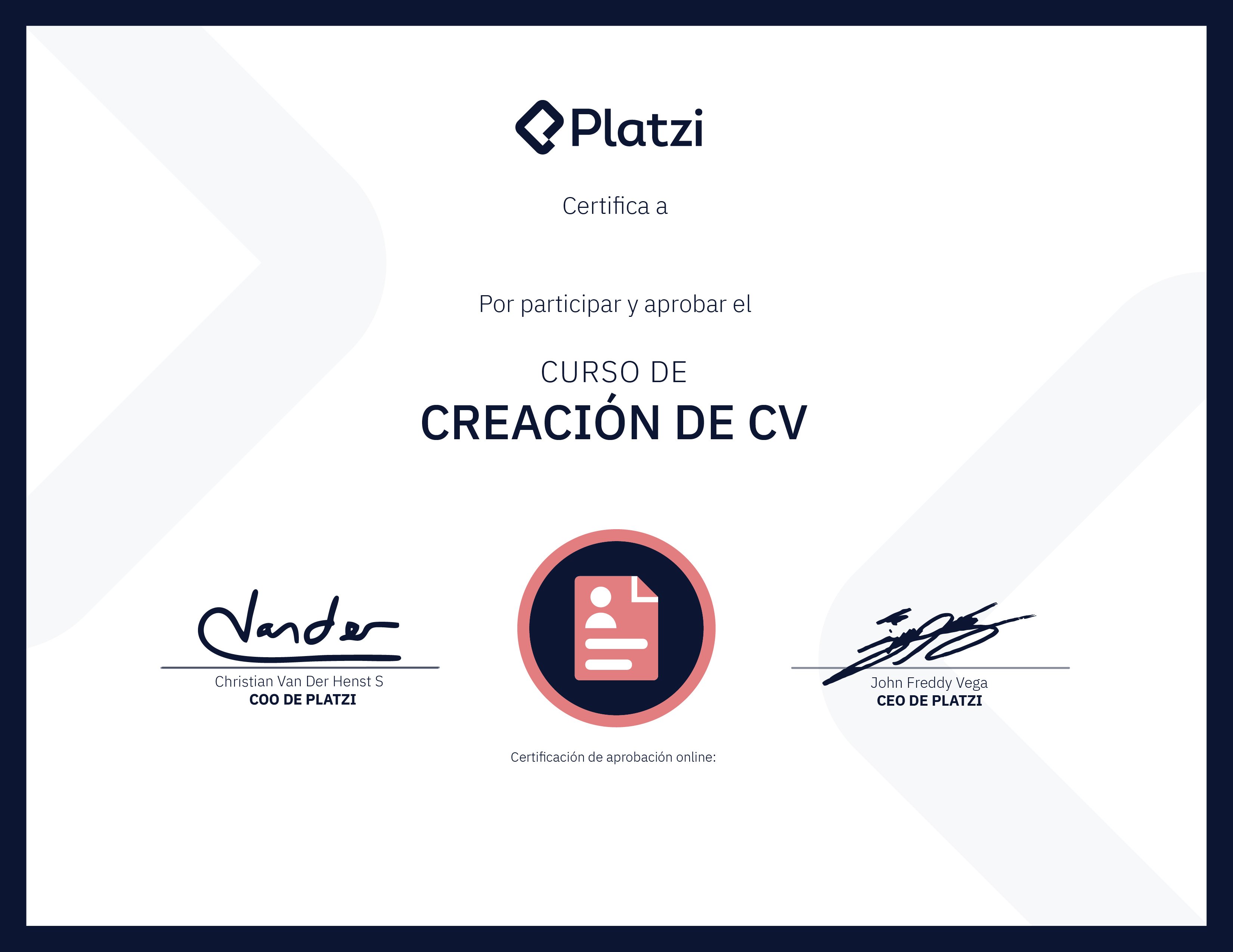 Certificado