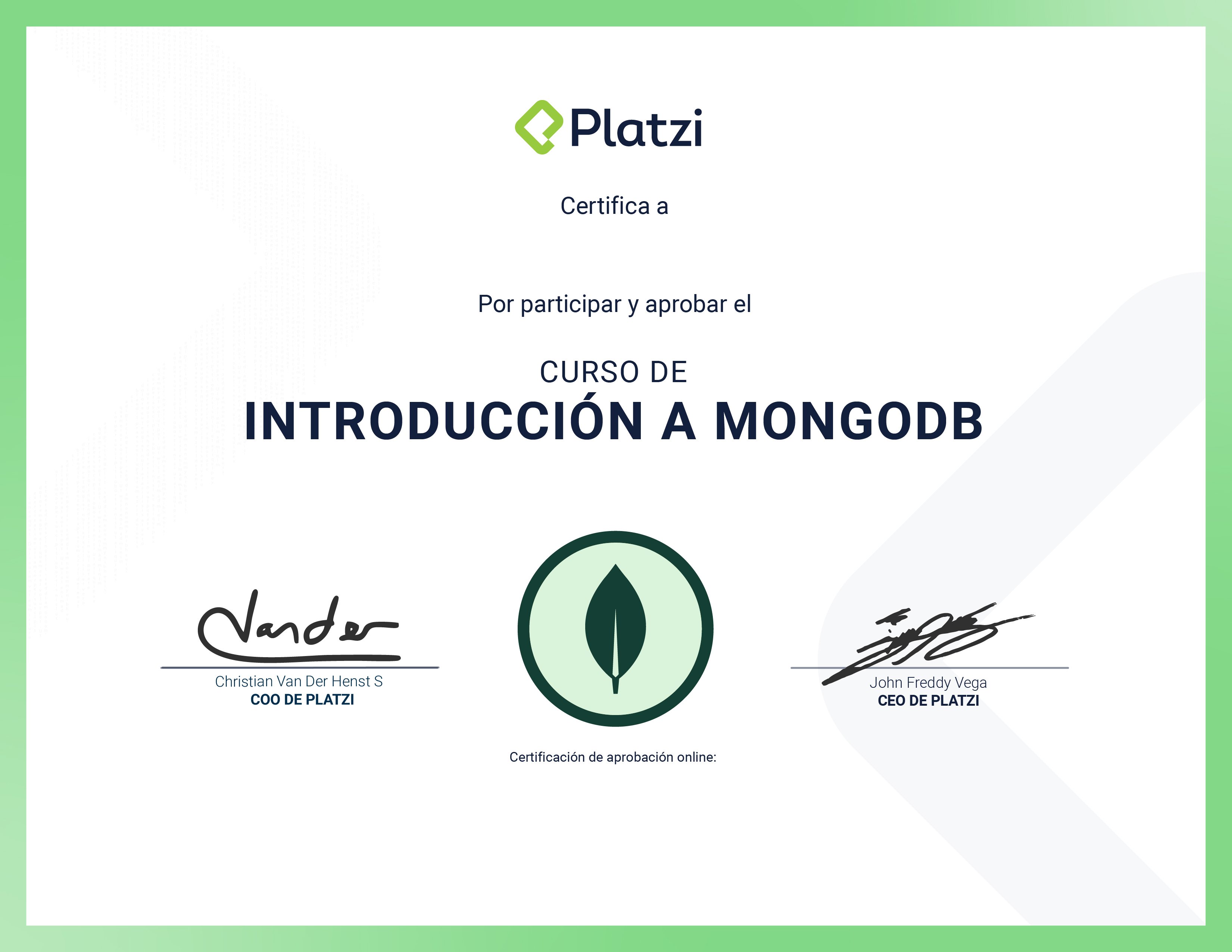 Certificado