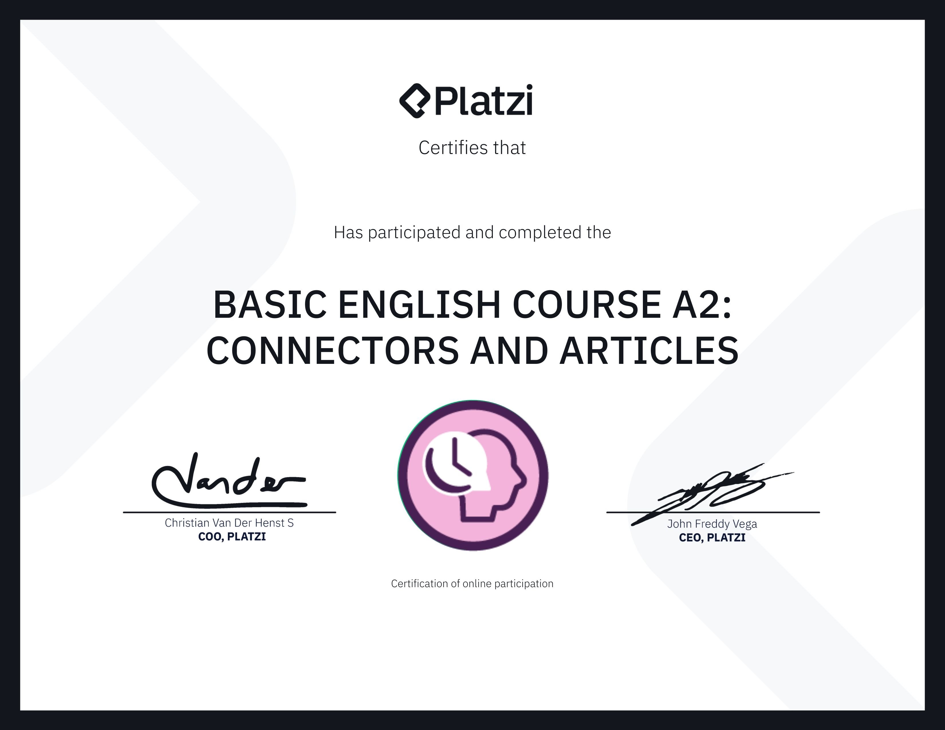Certificado