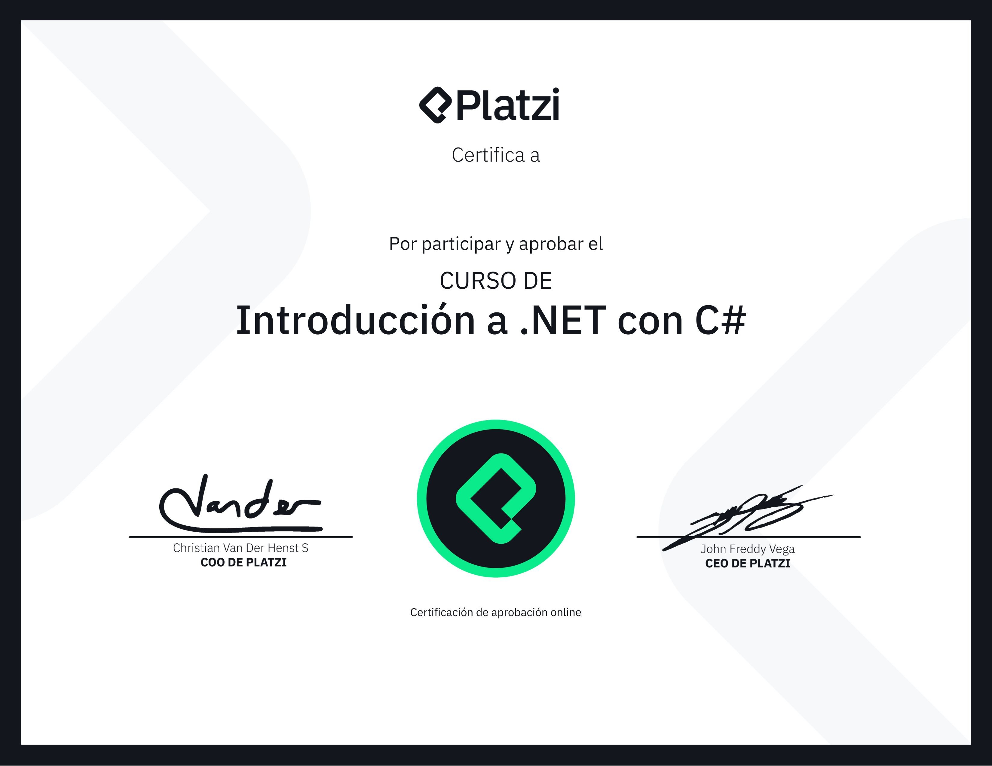 Certificado