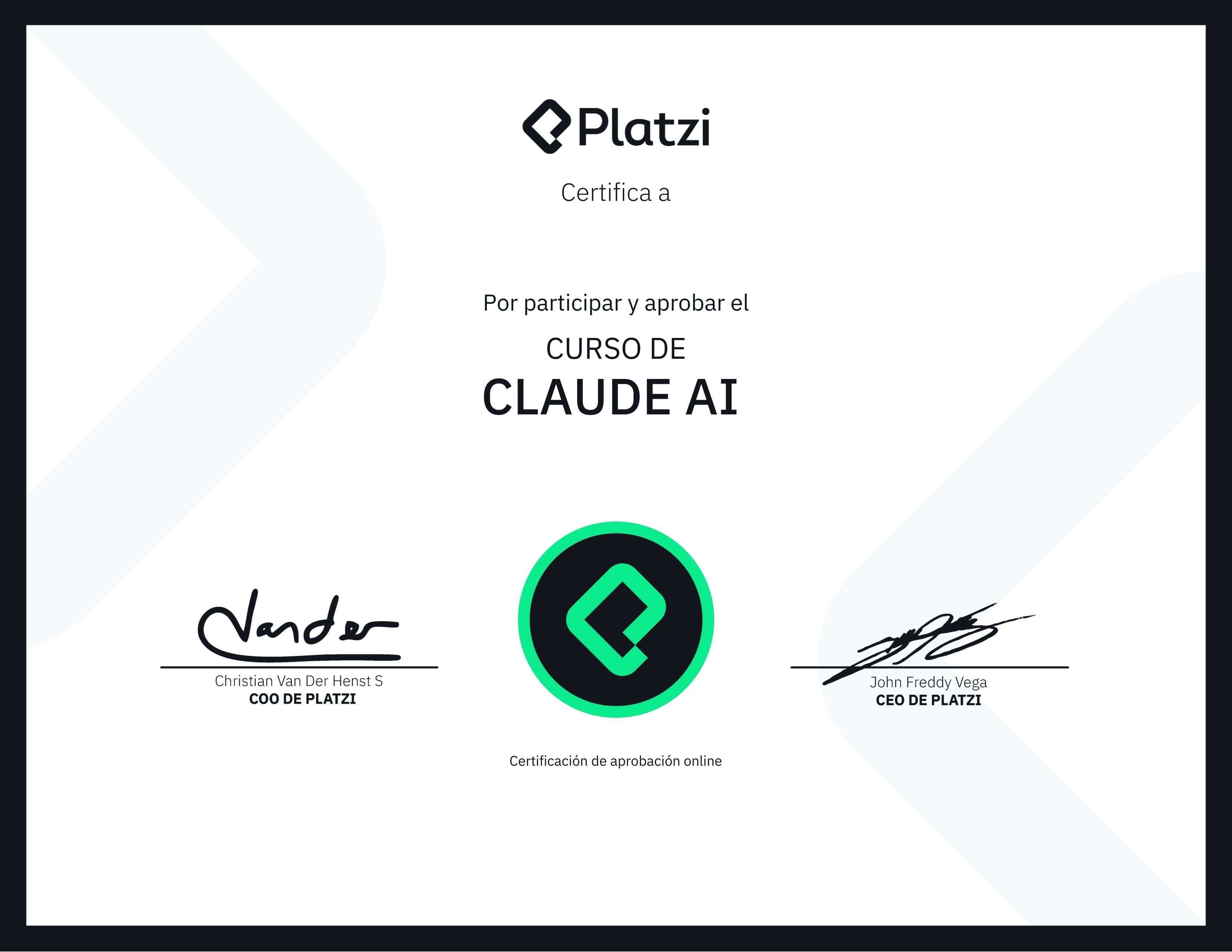 Certificado