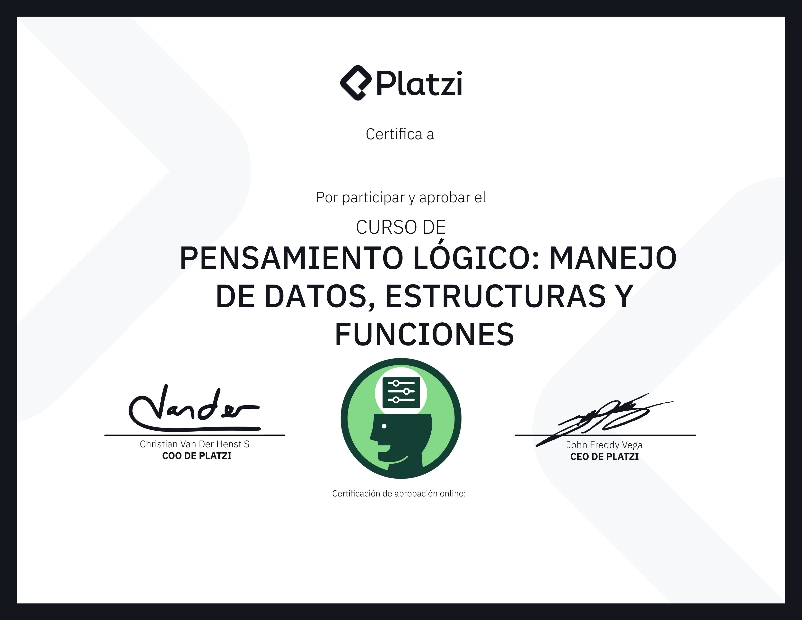 Certificado