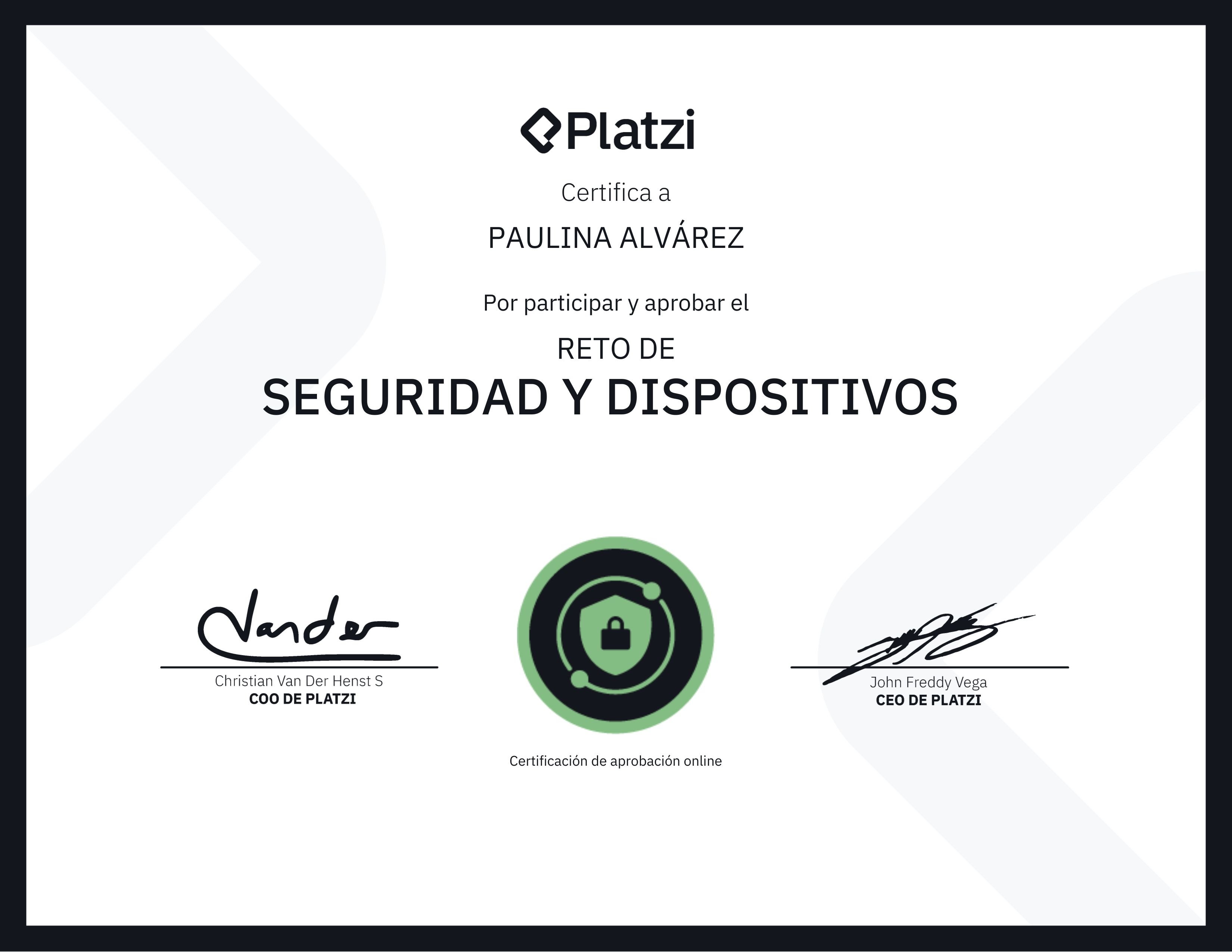 Certificado