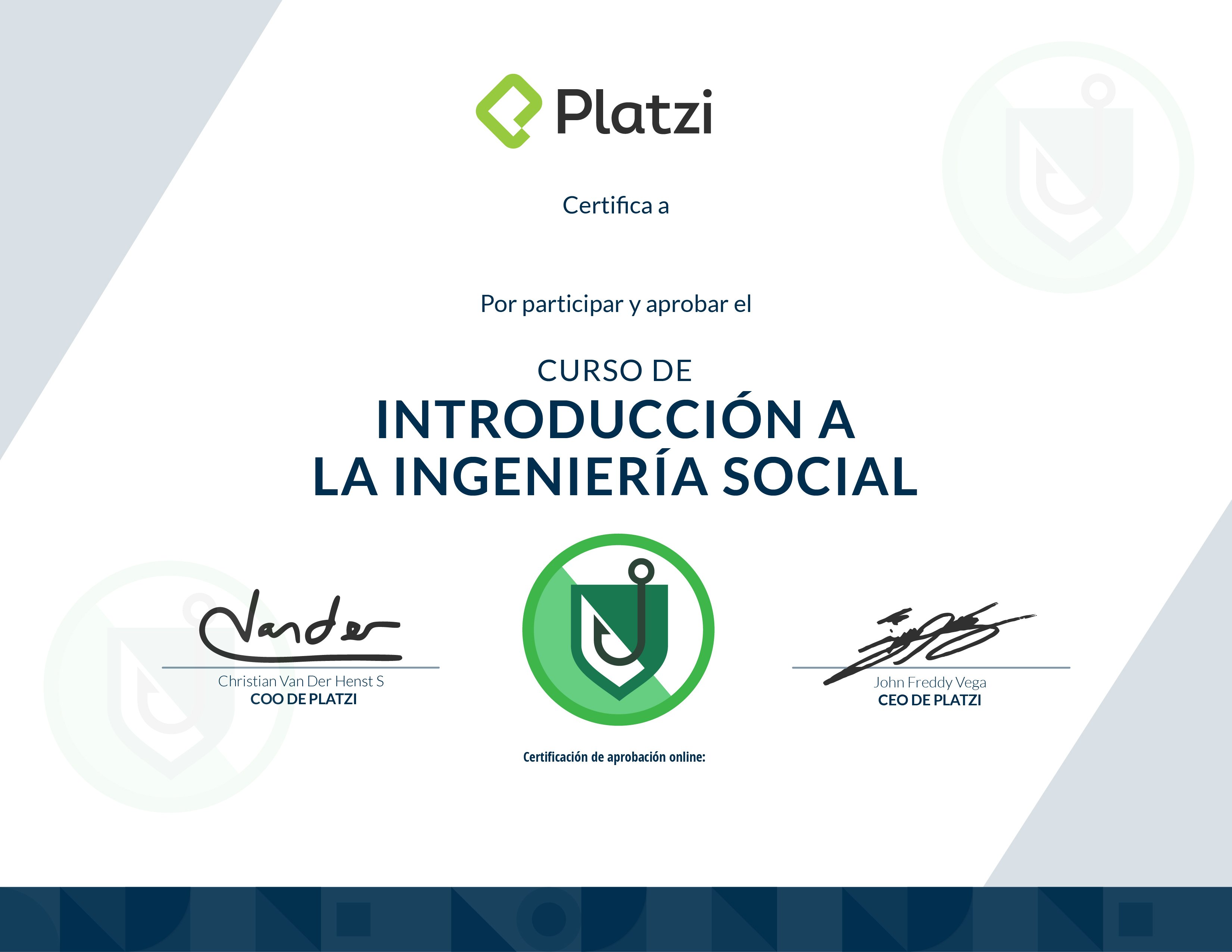 Certificado