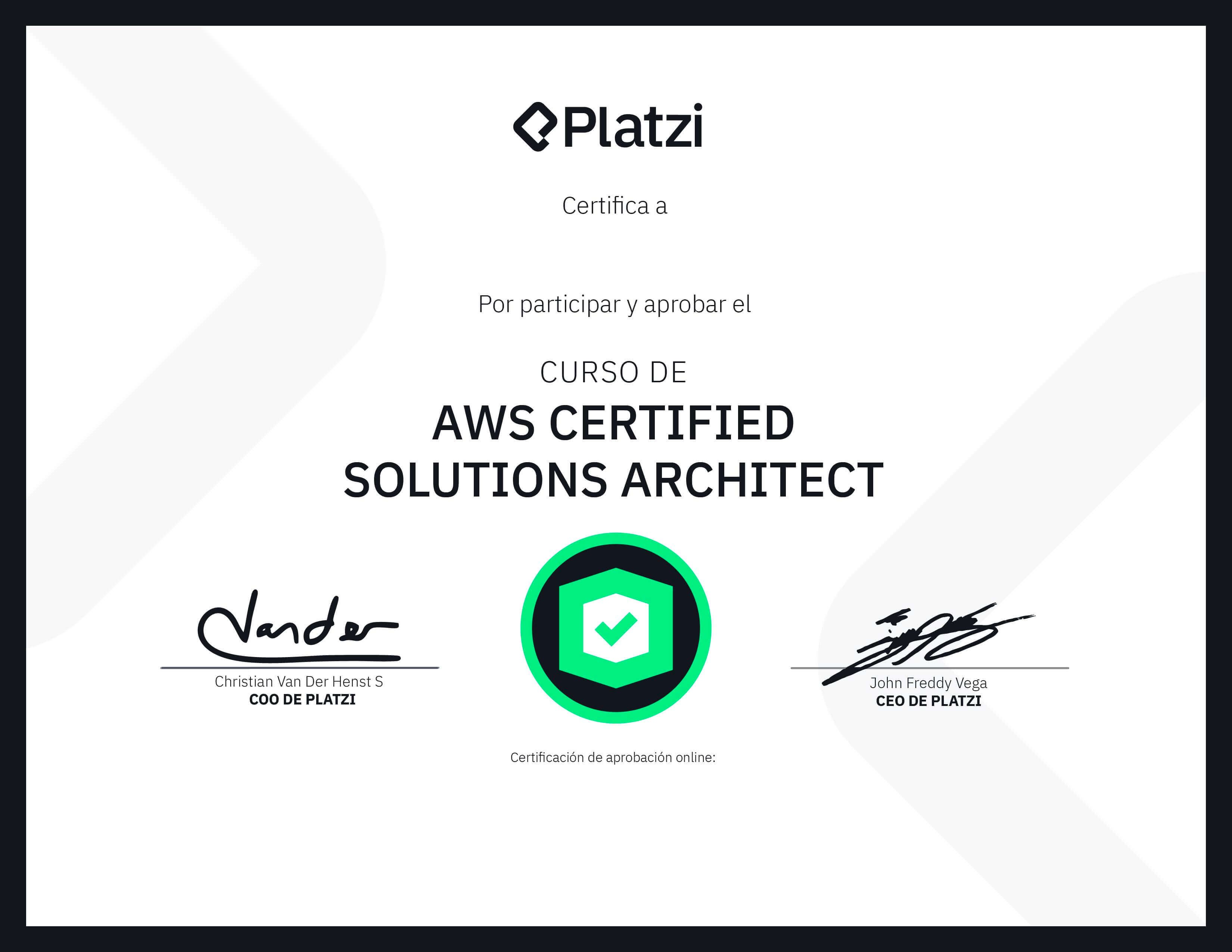 Certificado