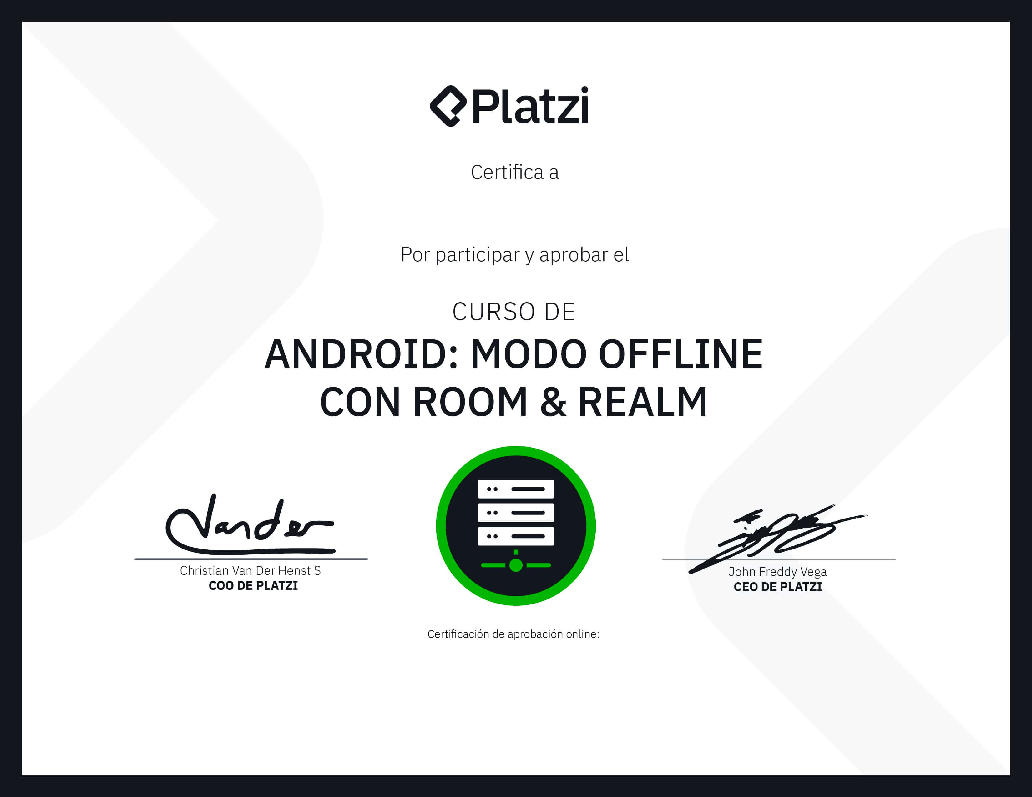 Certificado