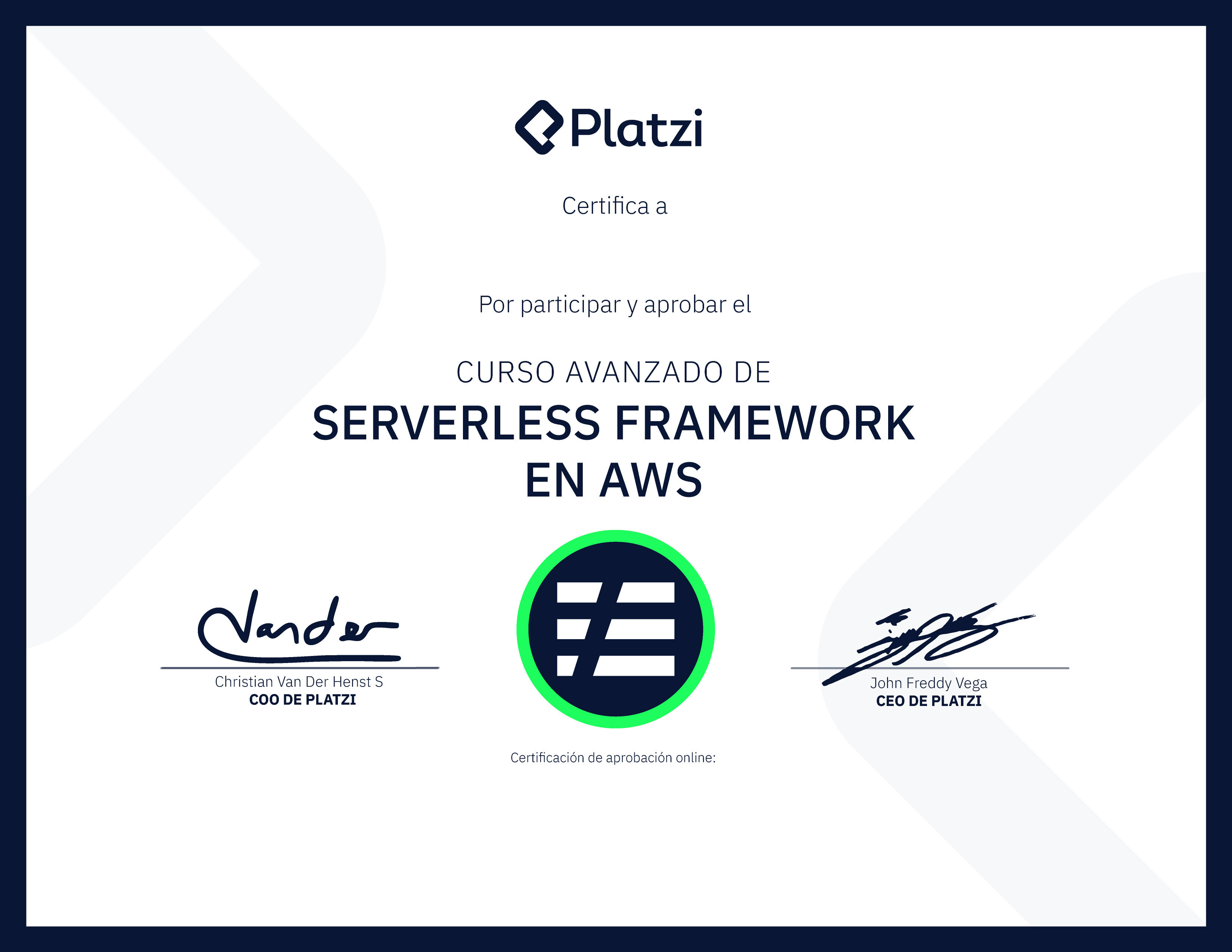 Certificado