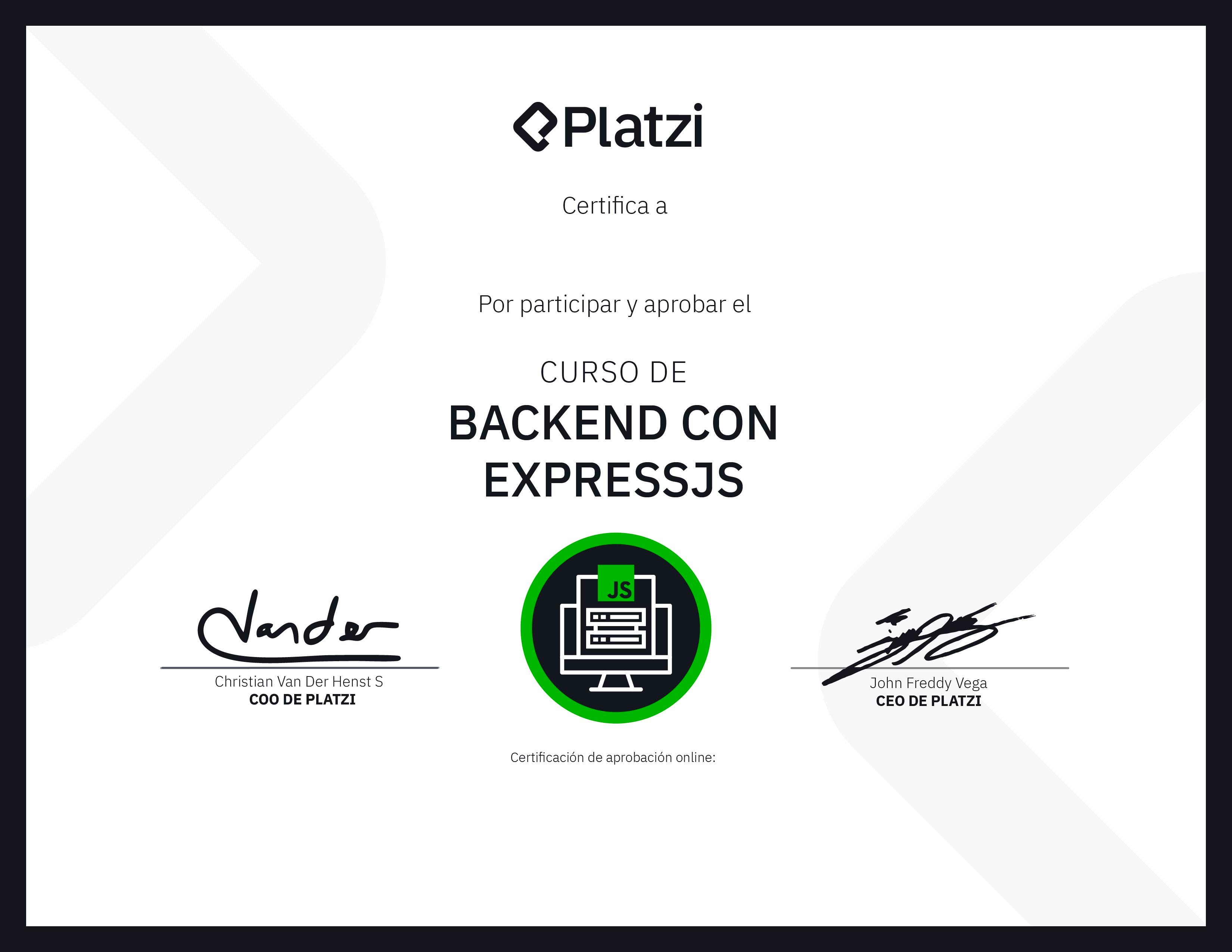 Certificado