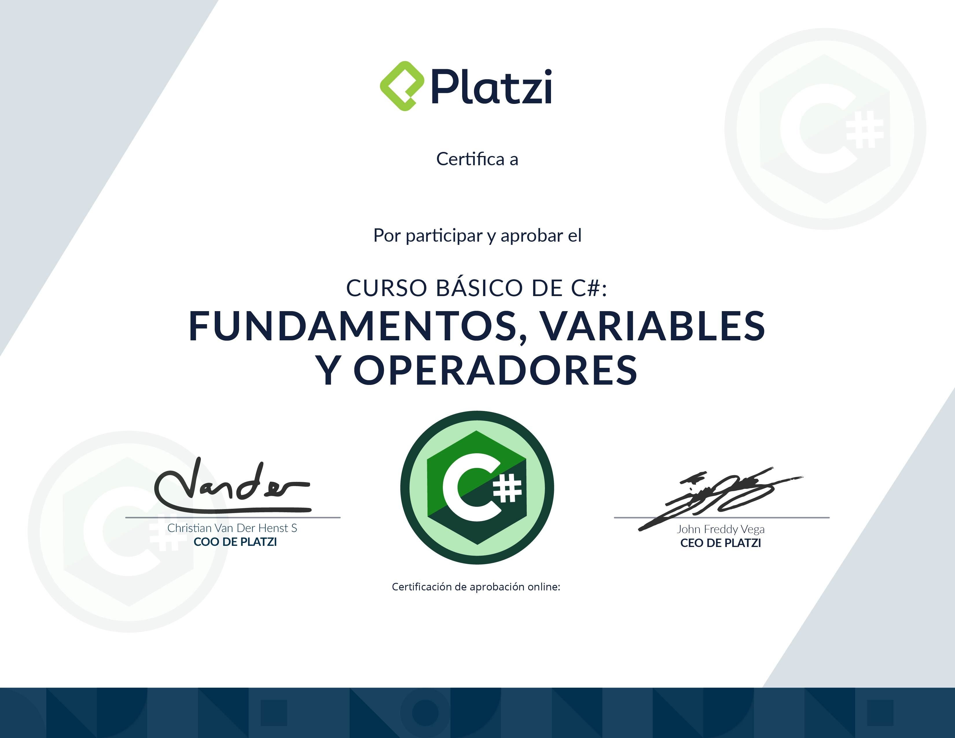 Certificado