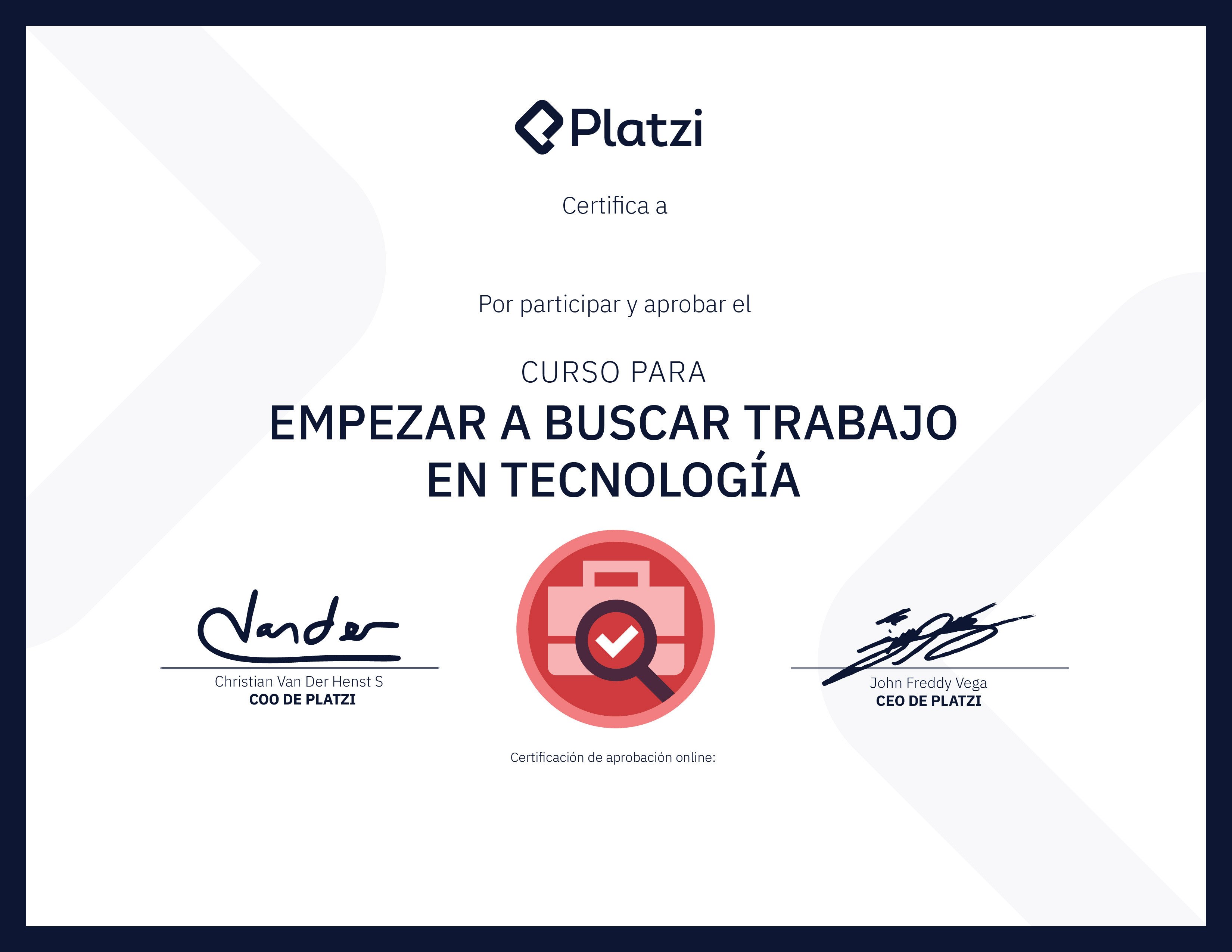 Certificado