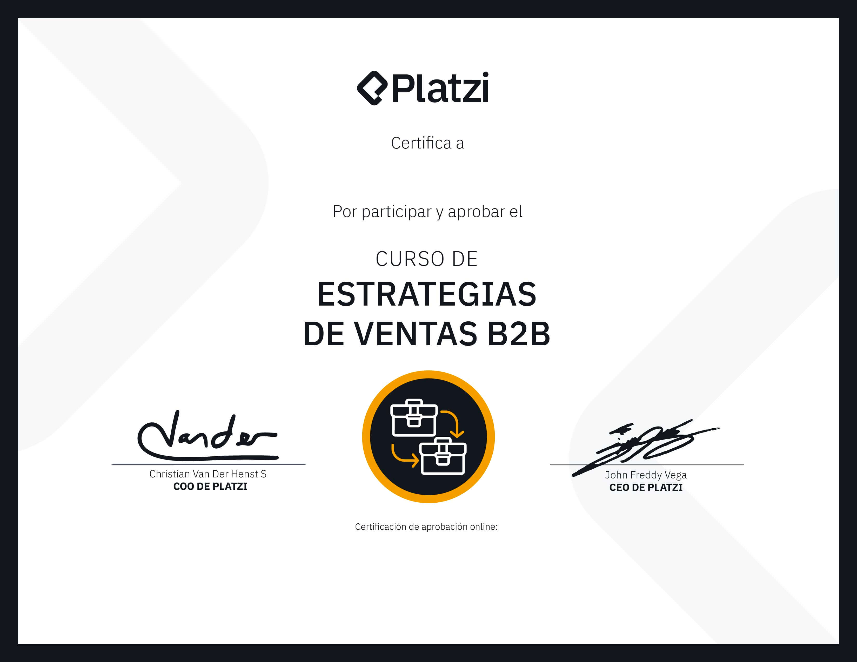 Certificado