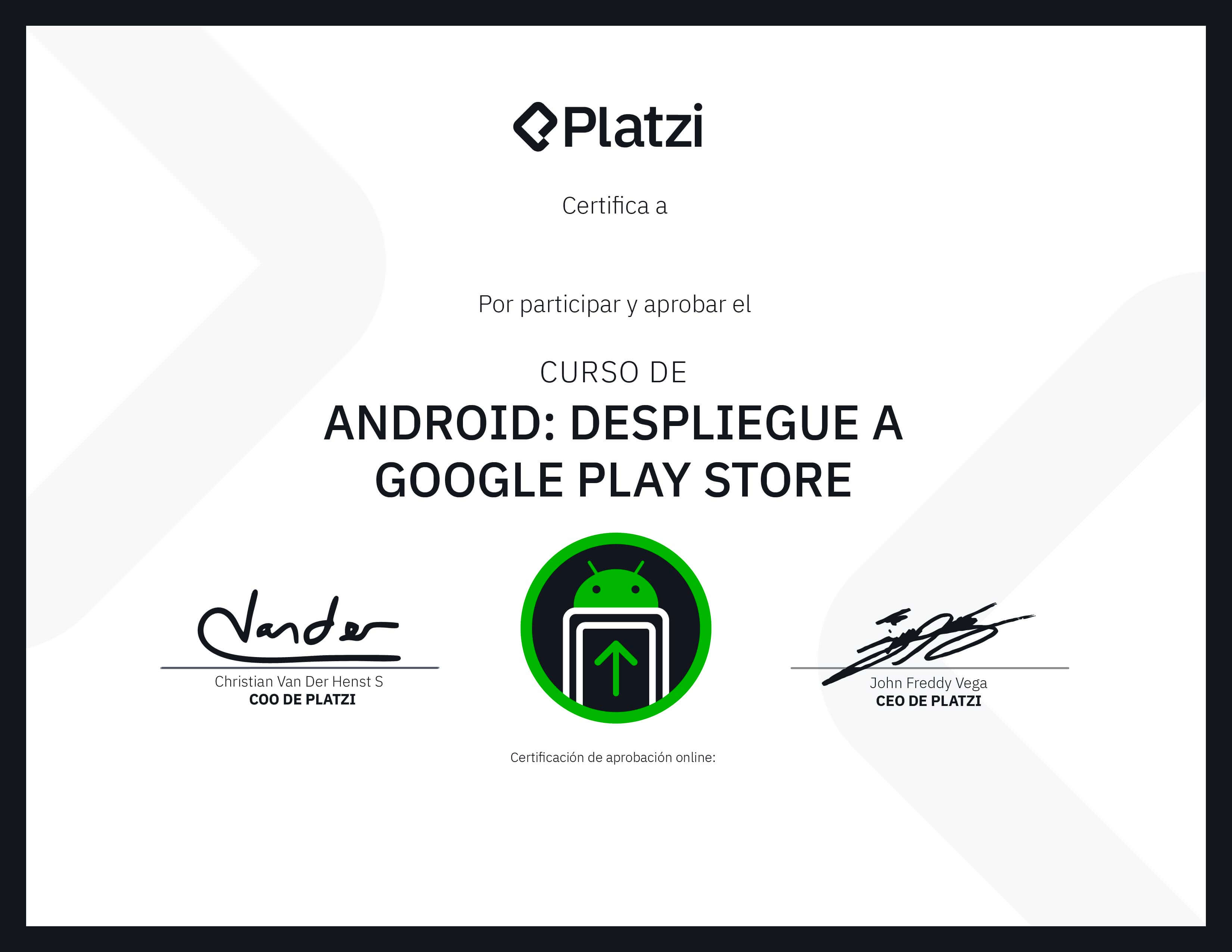 Certificado