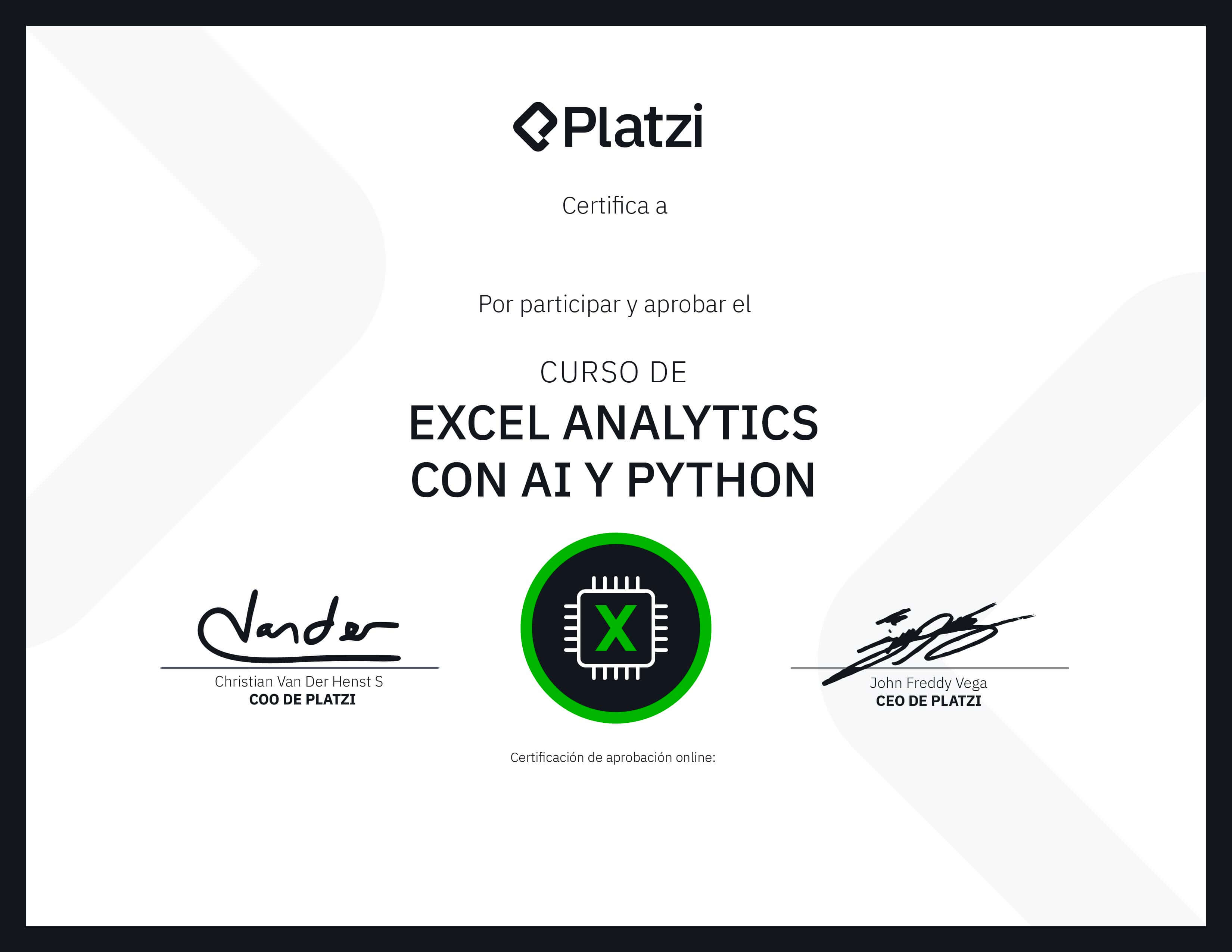 Certificado