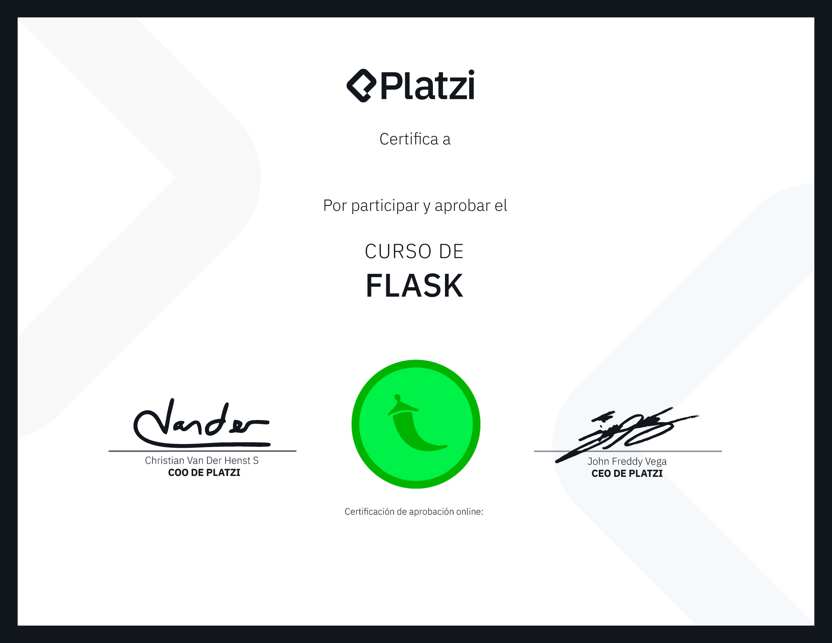 Certificado