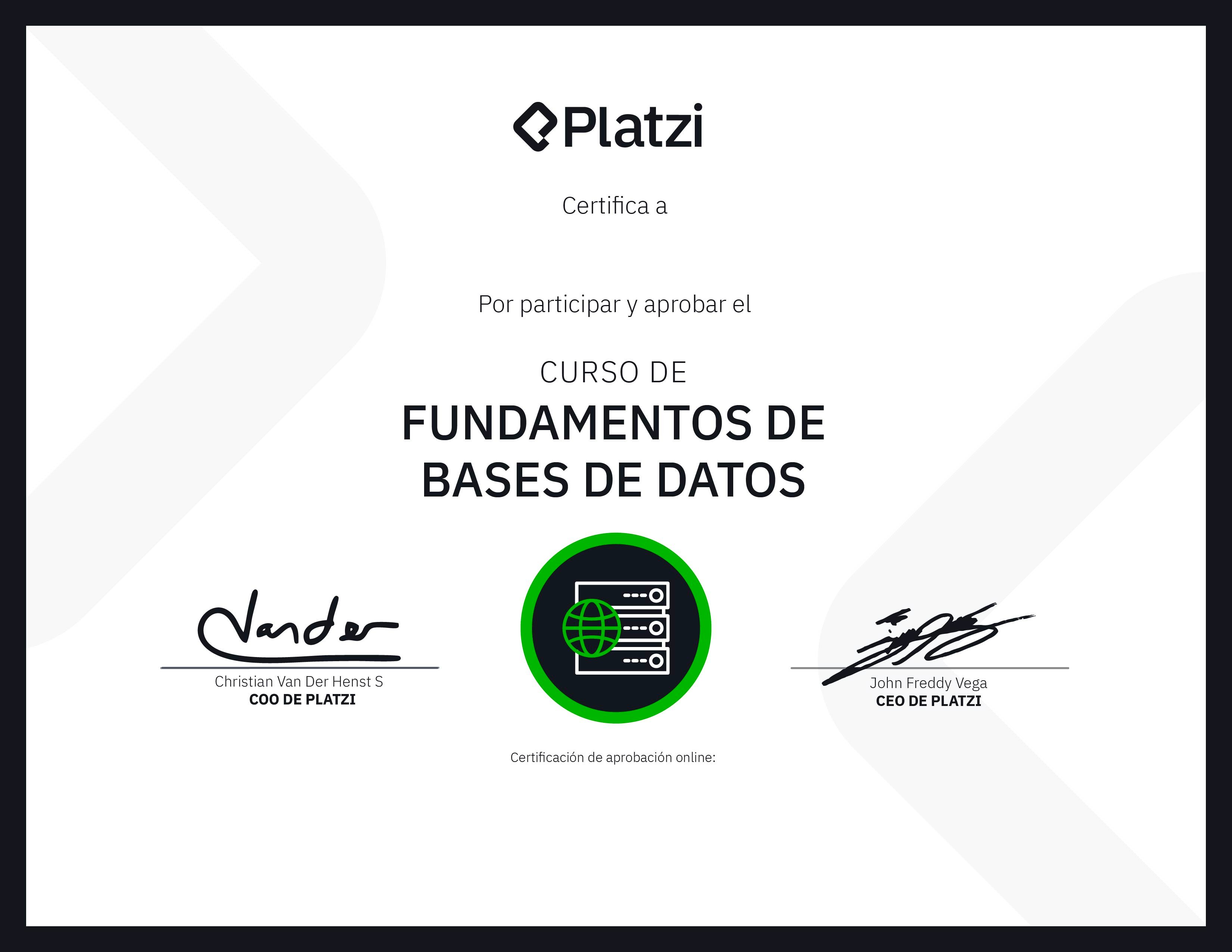Certificado