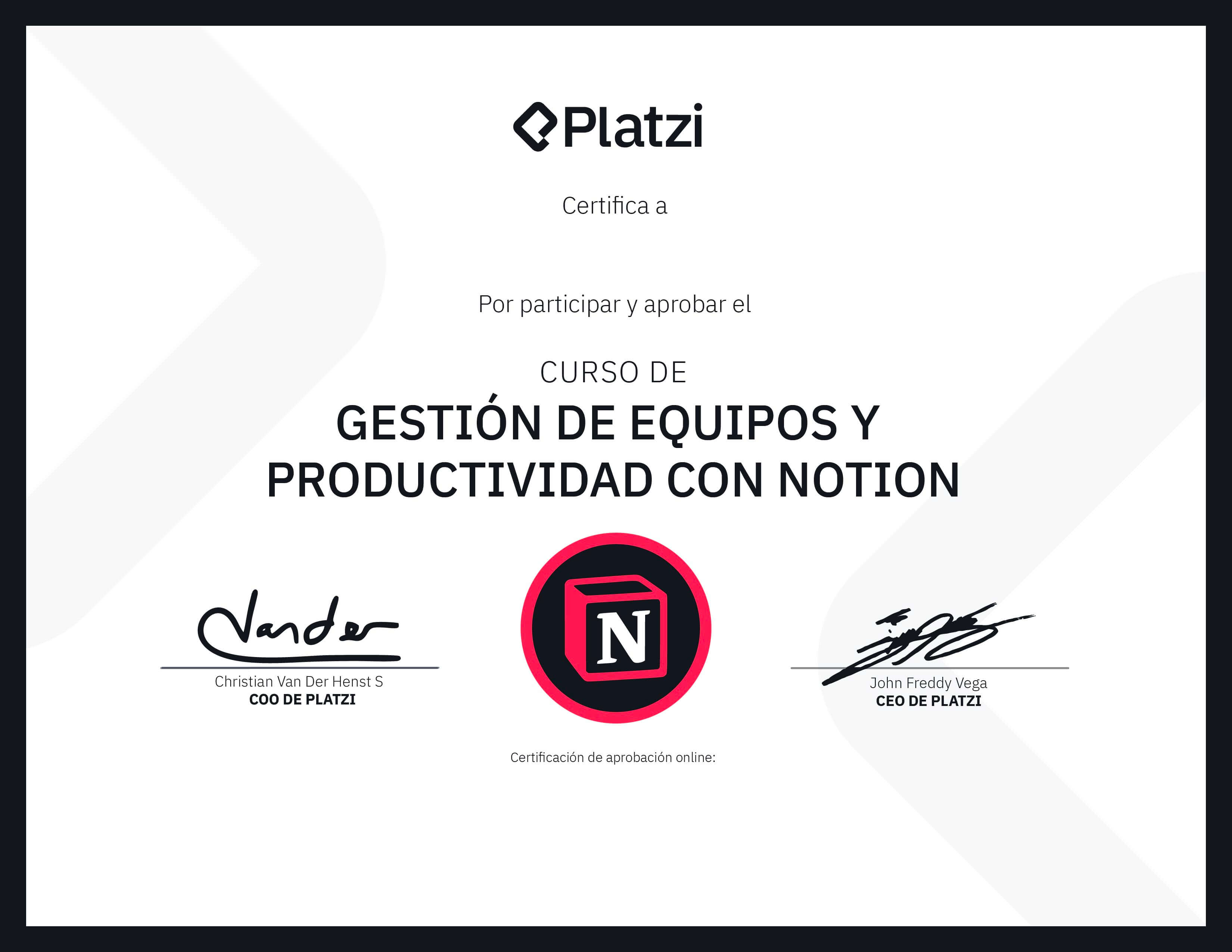 Certificado