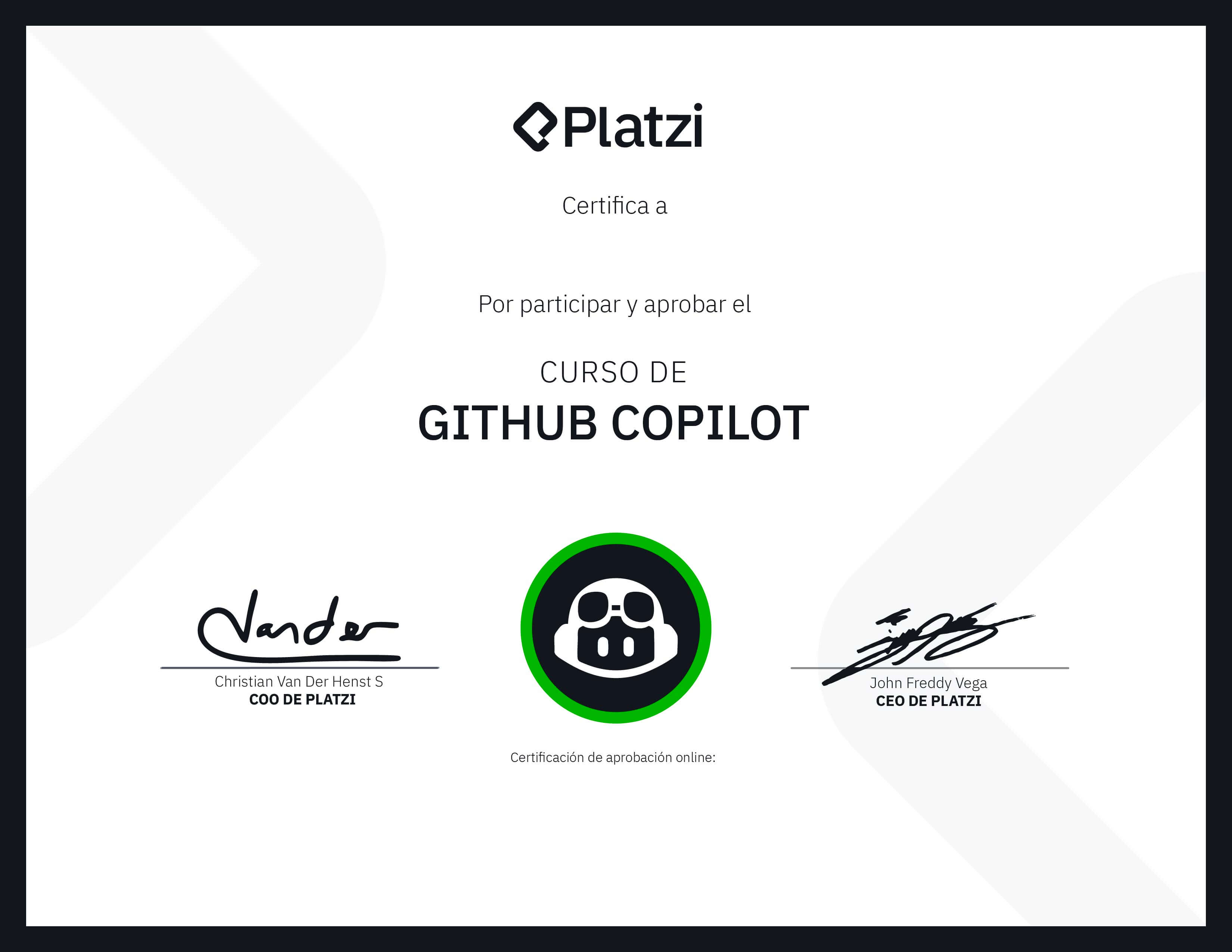 Certificado