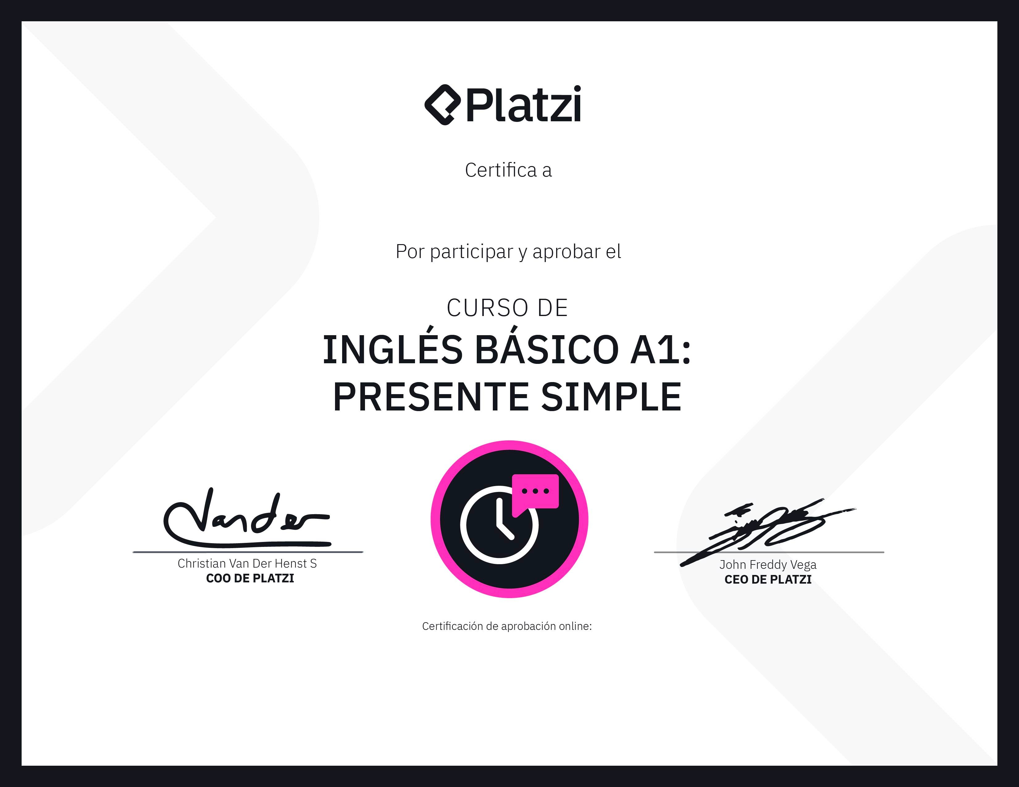 Certificado