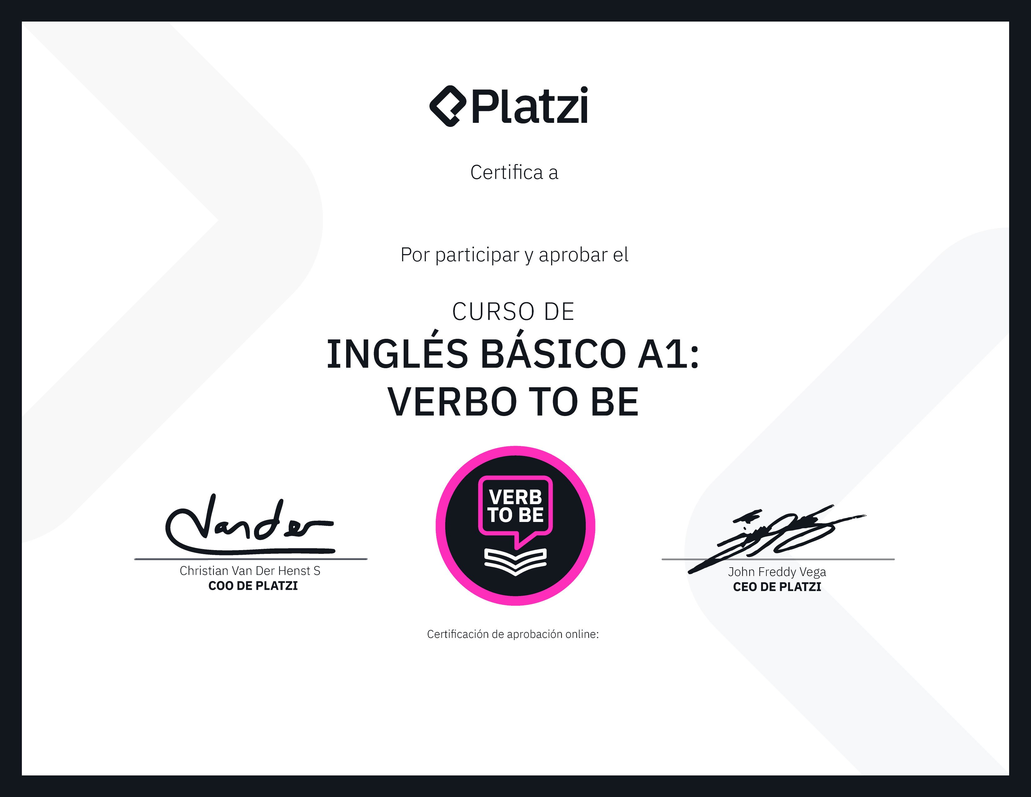 Certificado