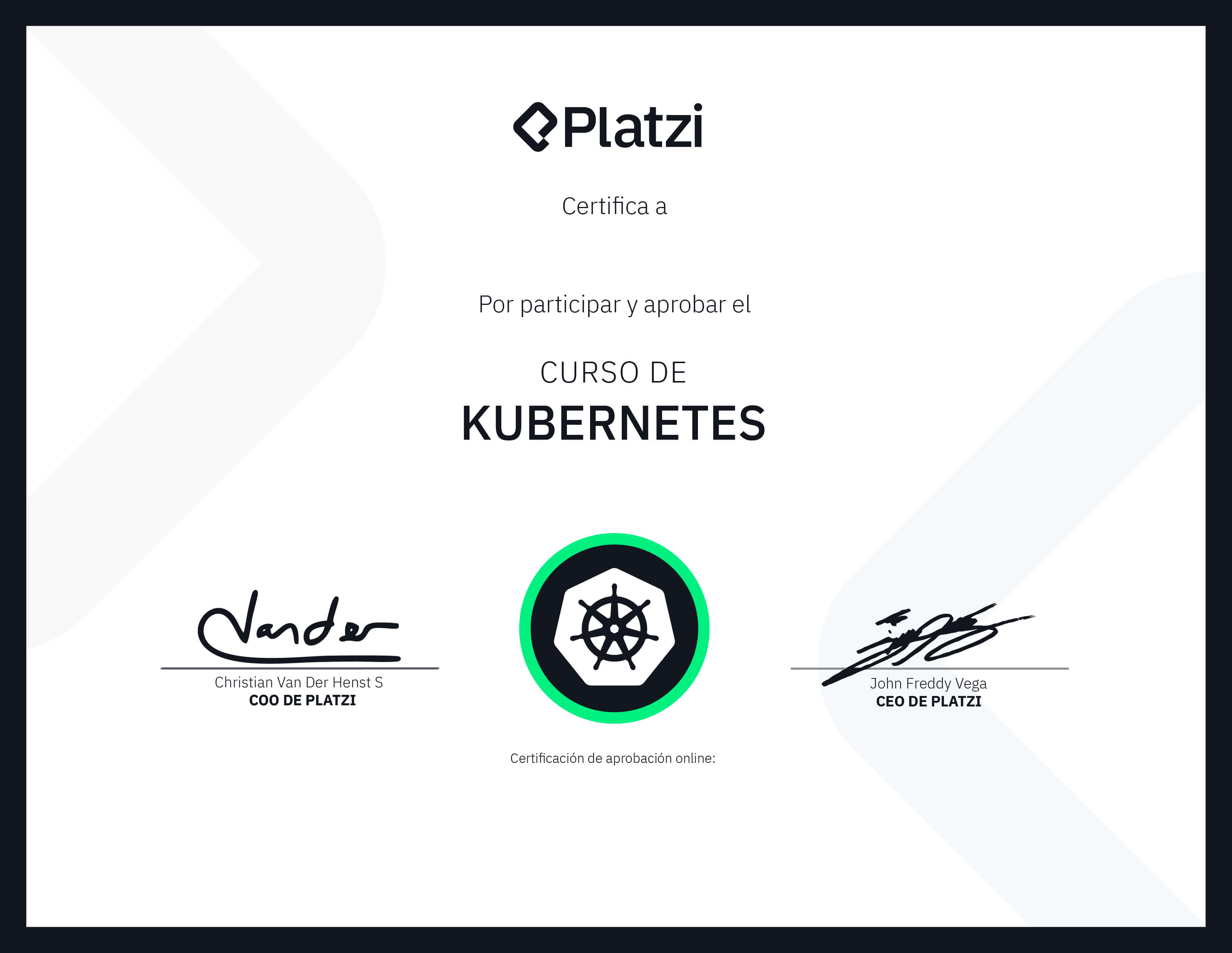 Certificado