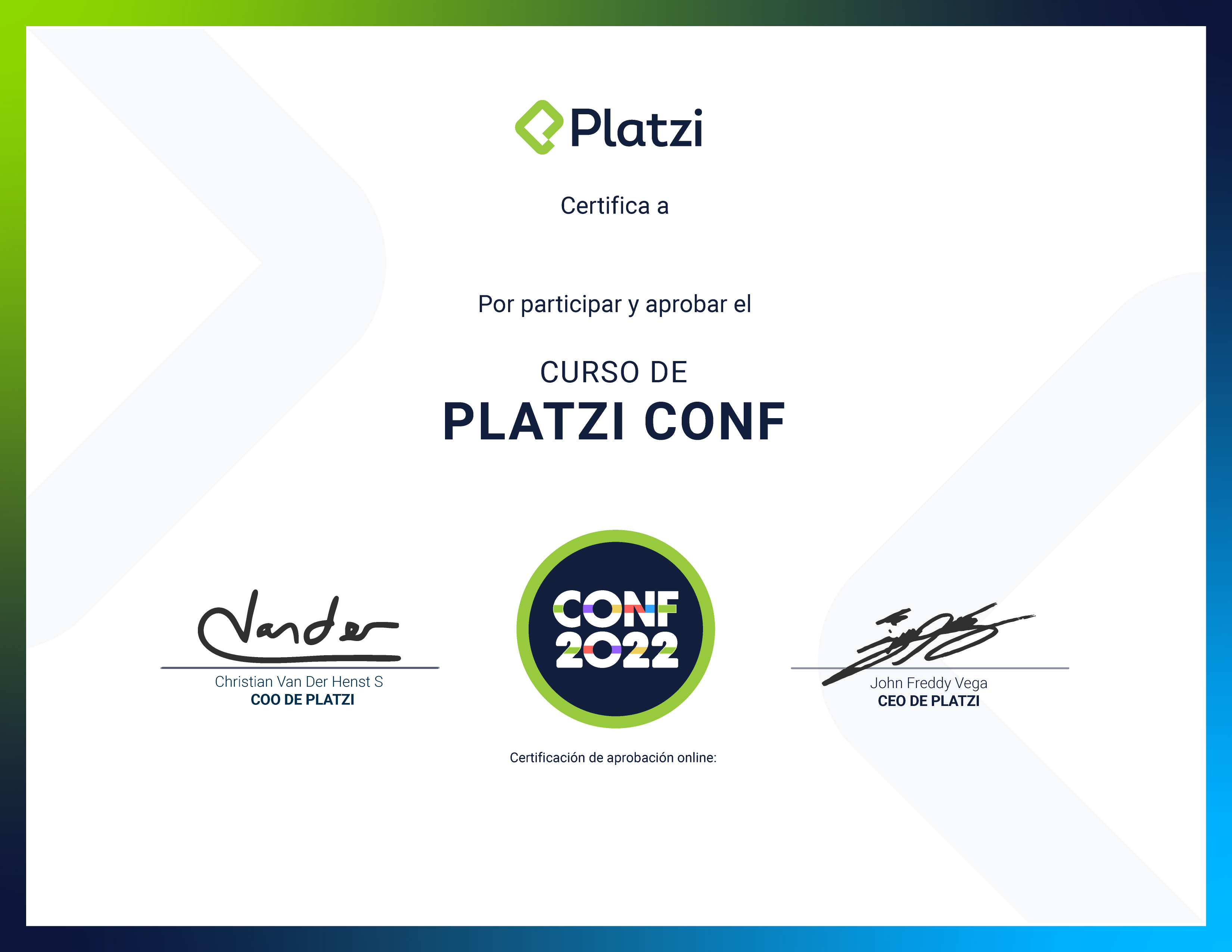 Certificado