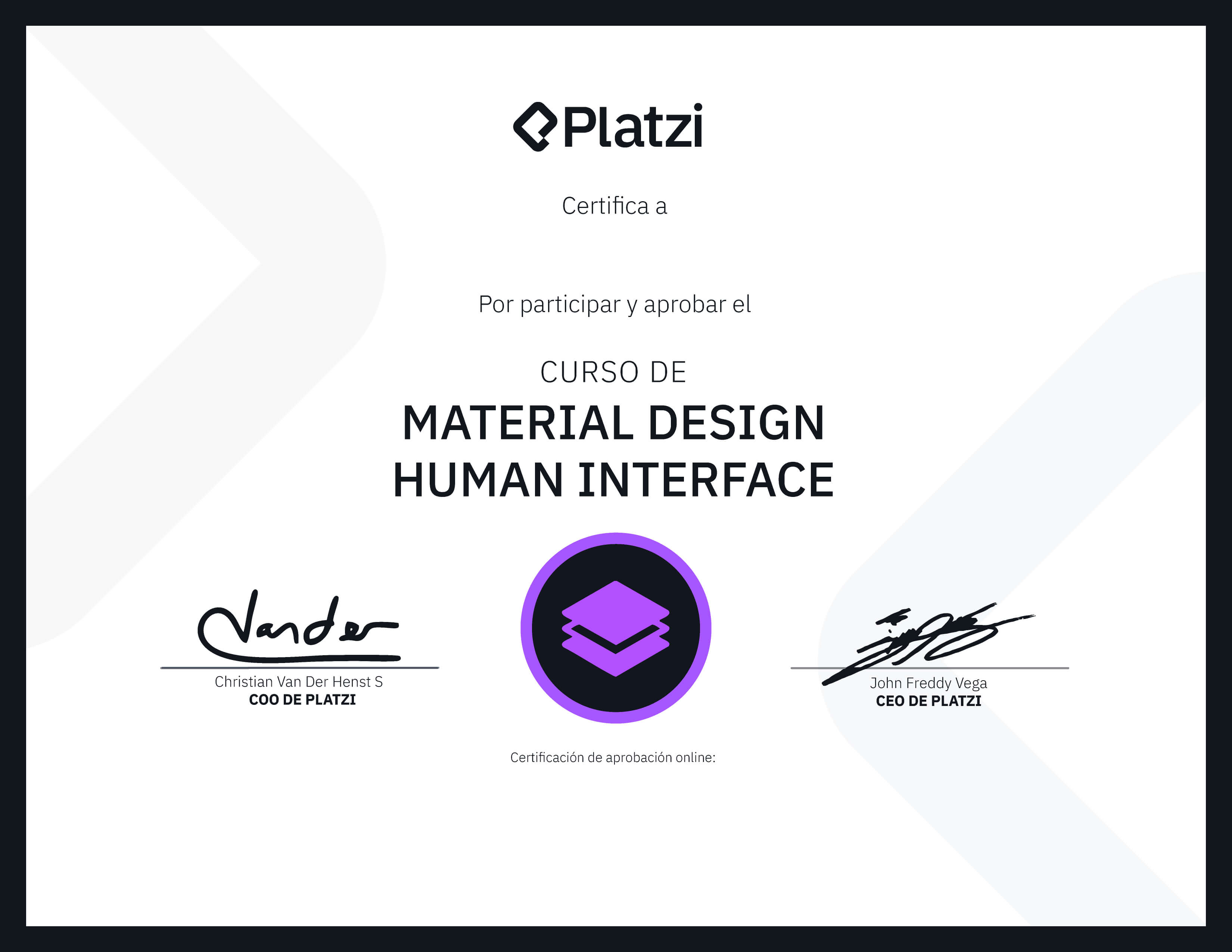 Certificado