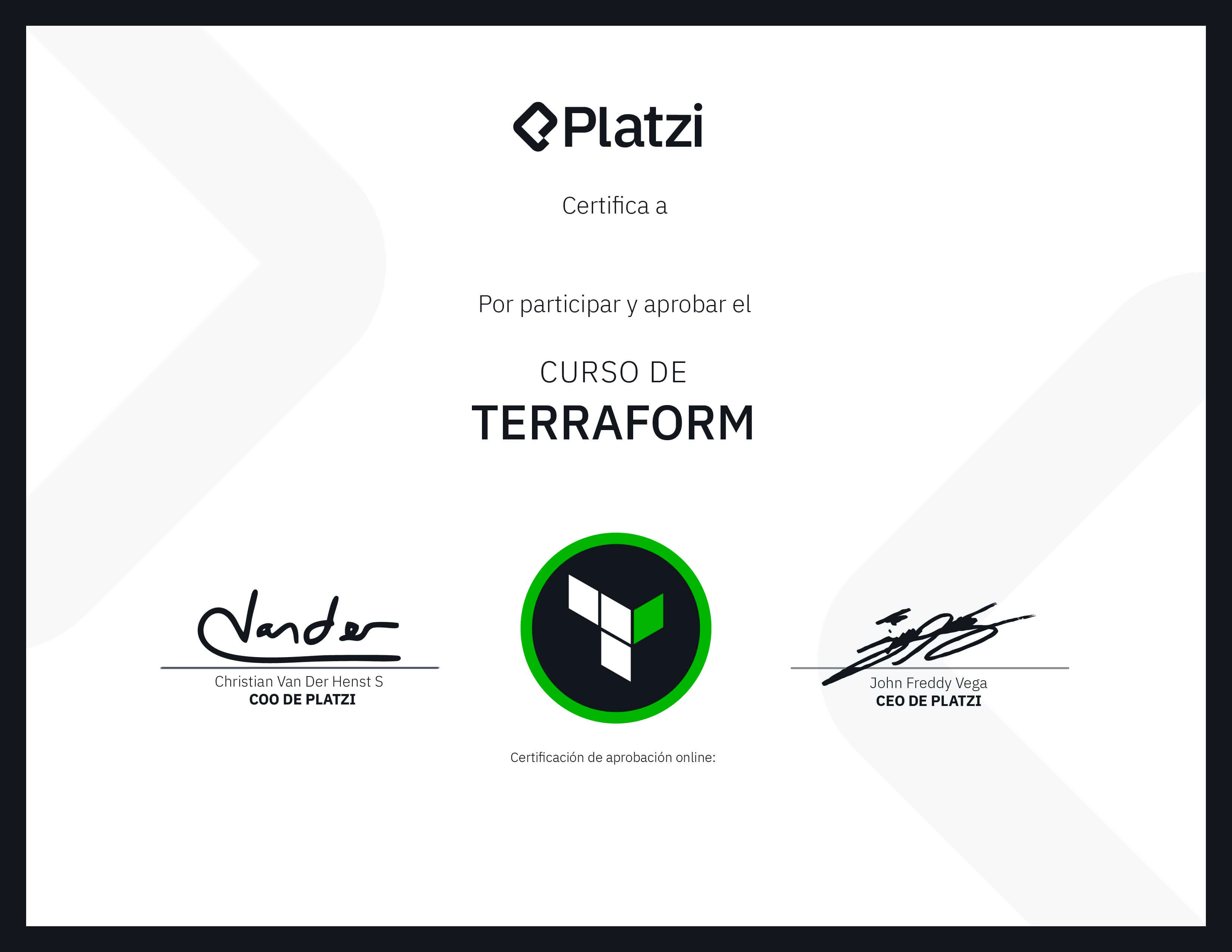 Certificado