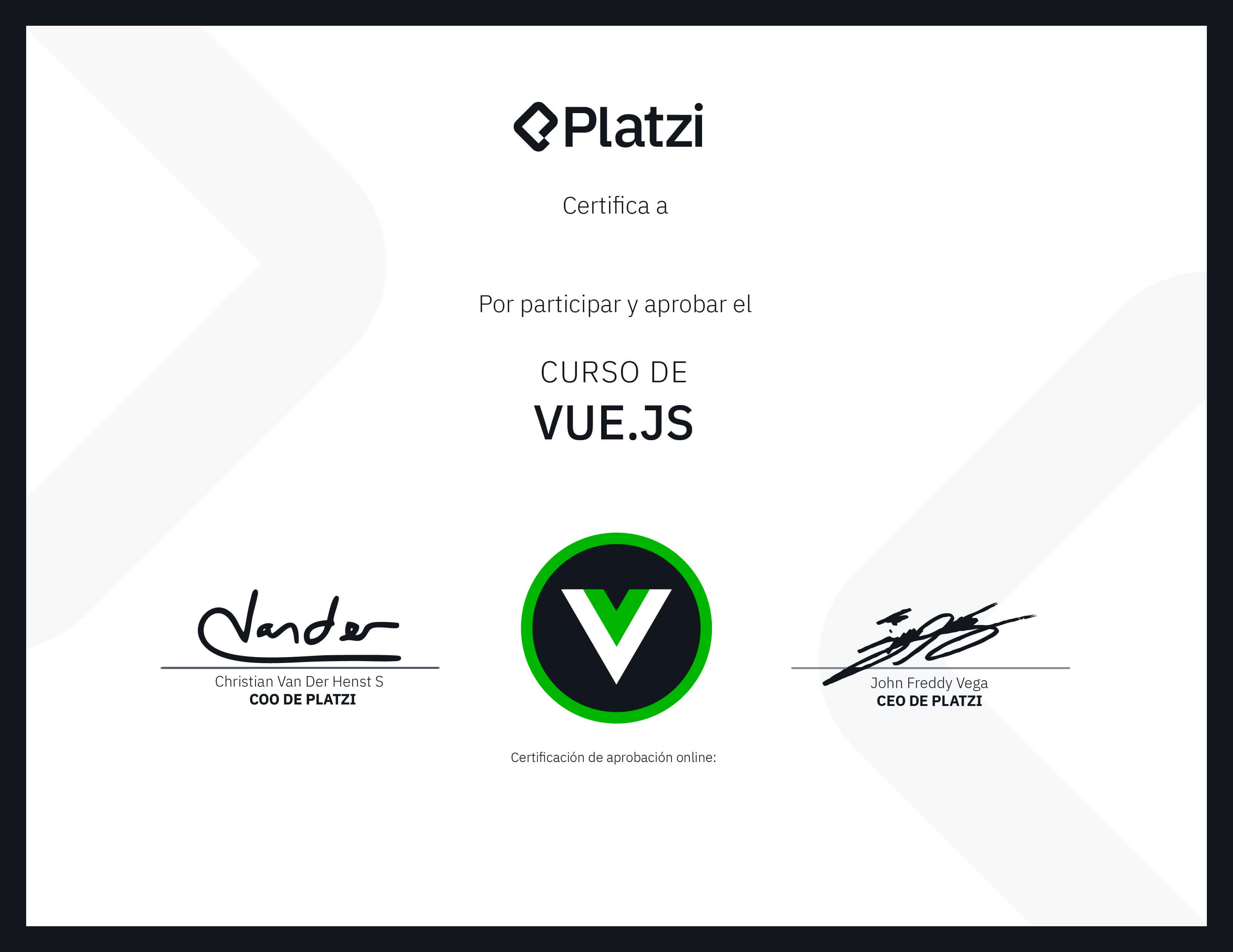 Certificado