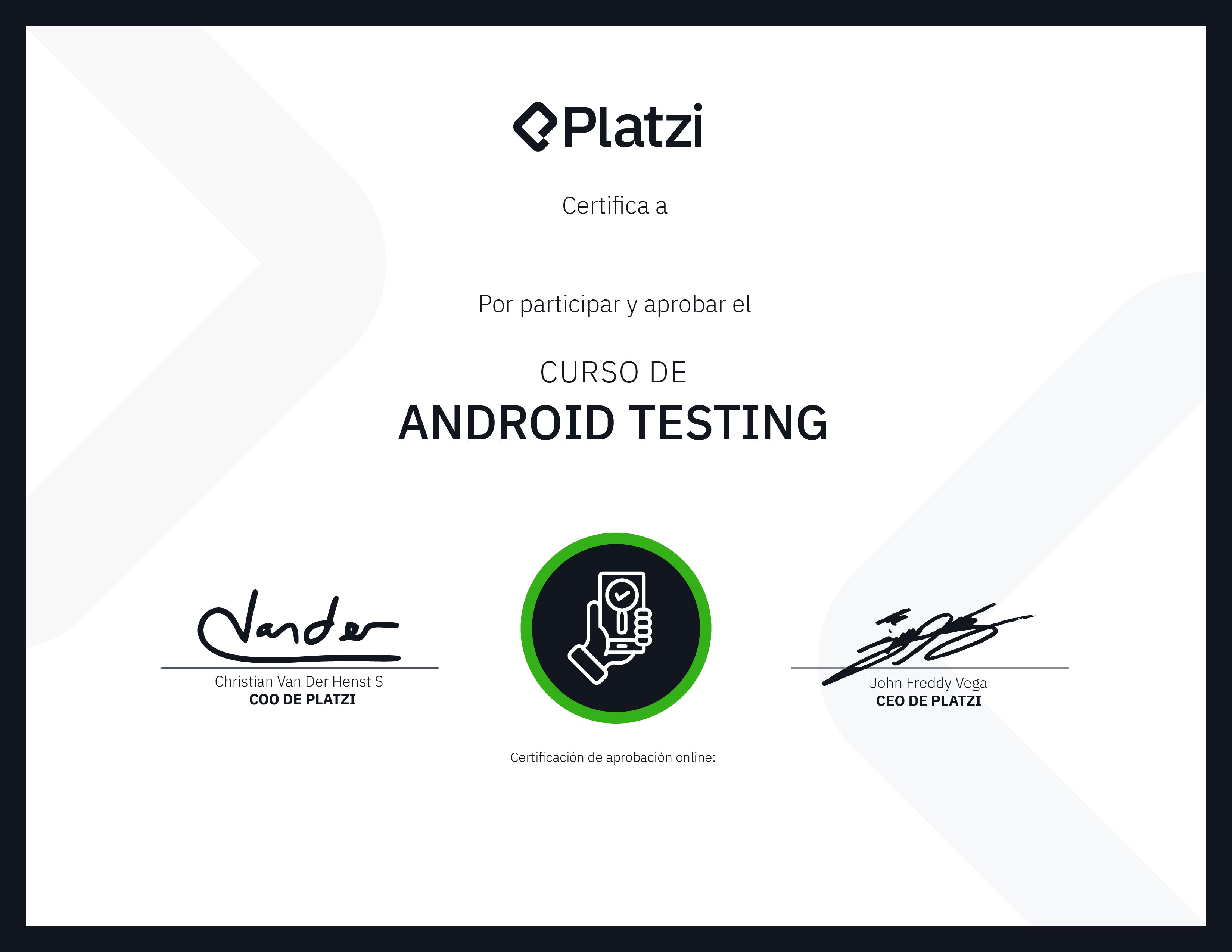 Certificado
