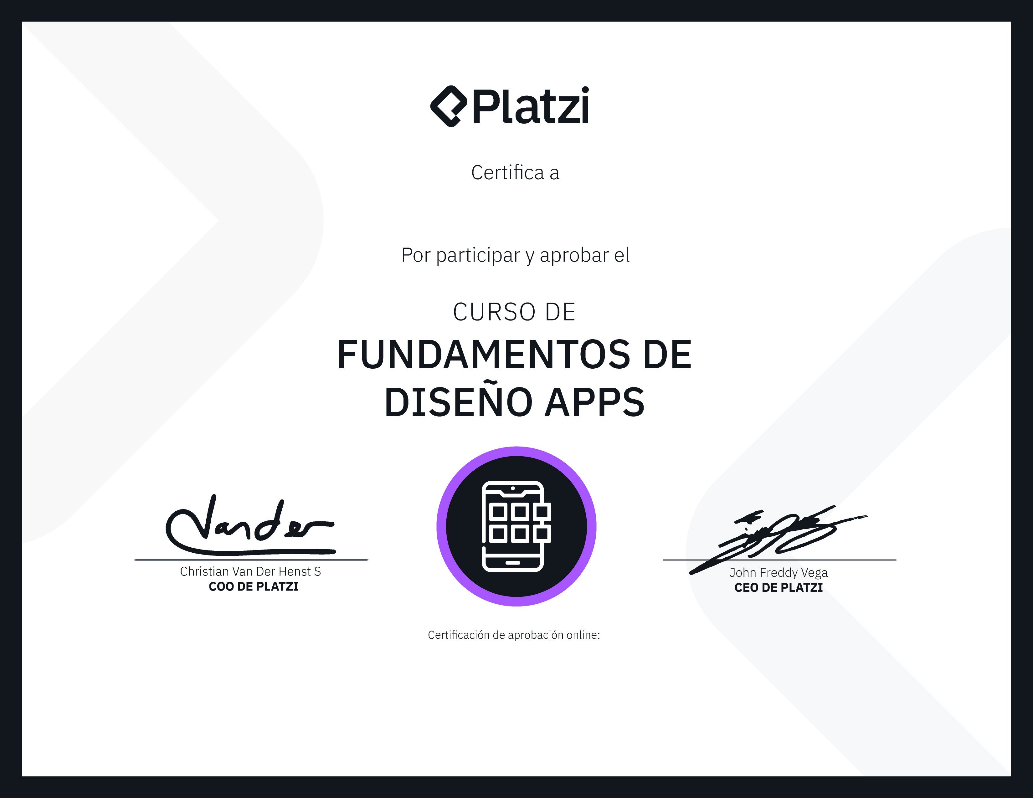 Certificado