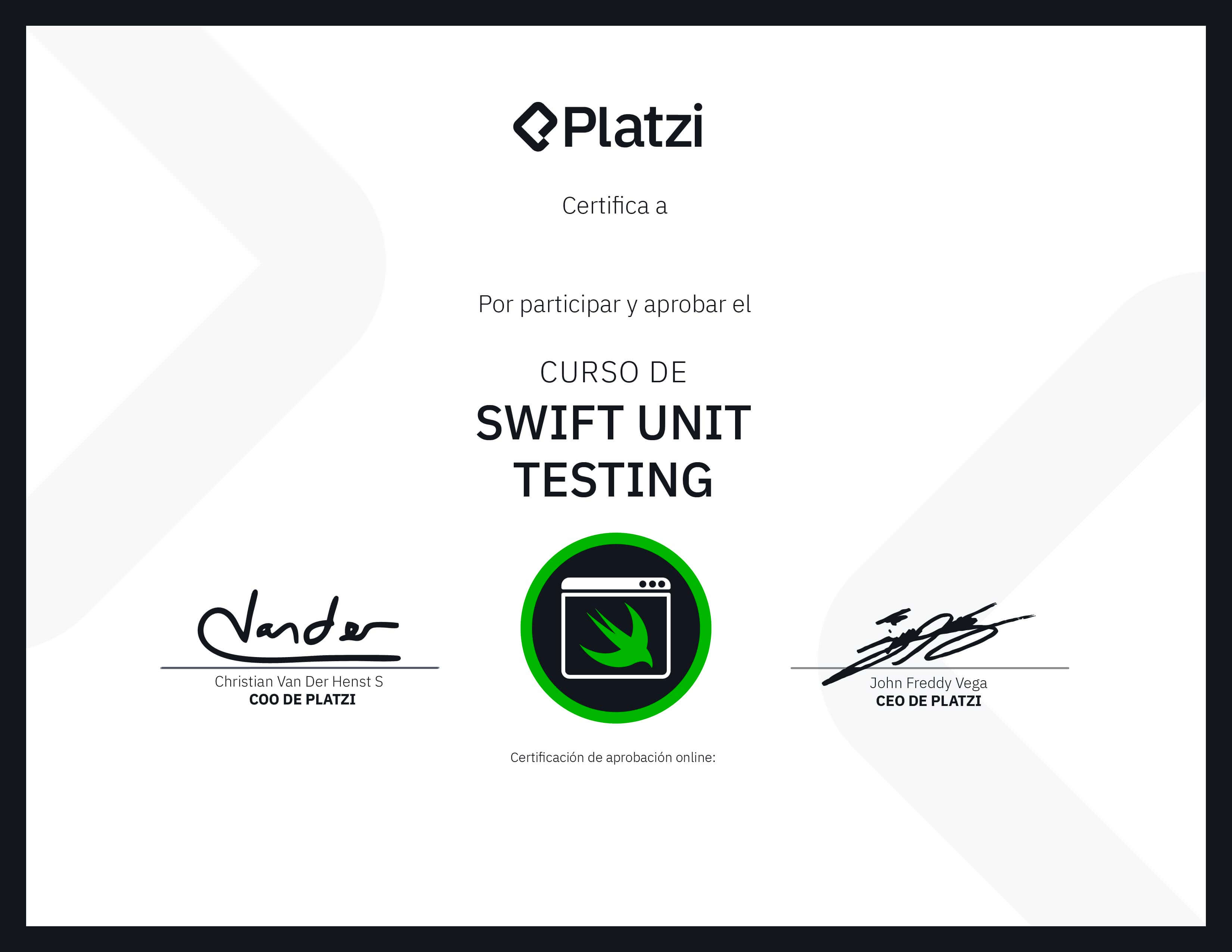 Certificado