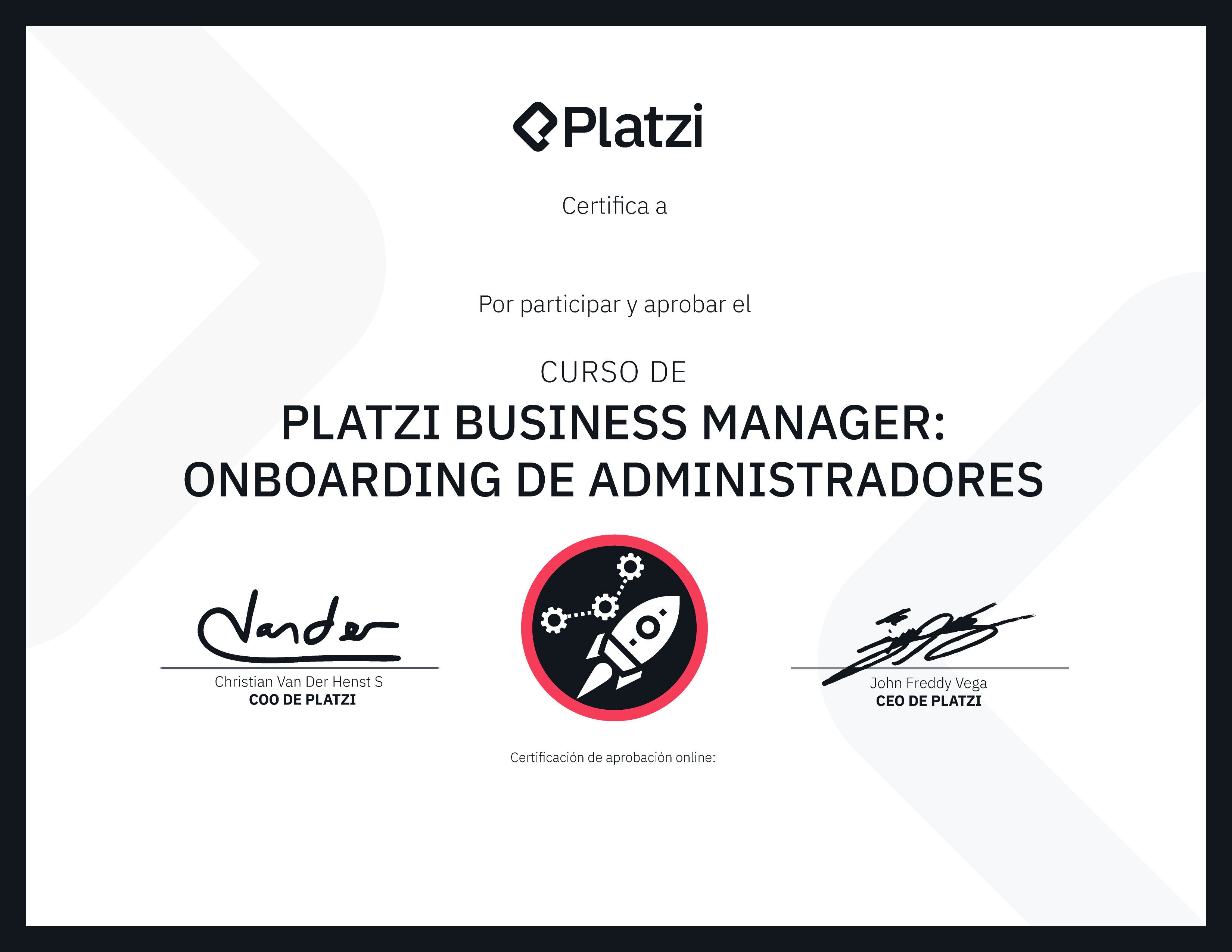 Certificado