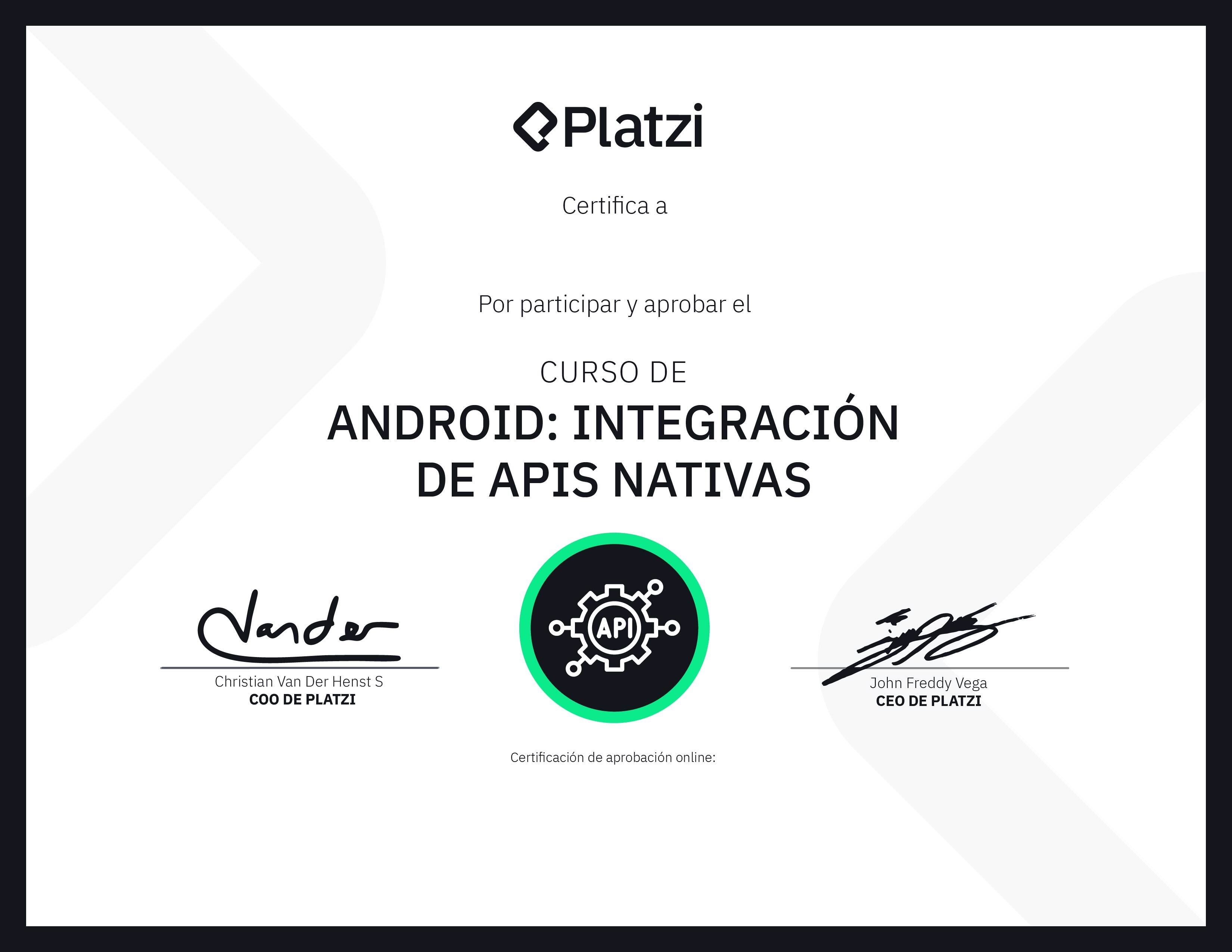 Certificado
