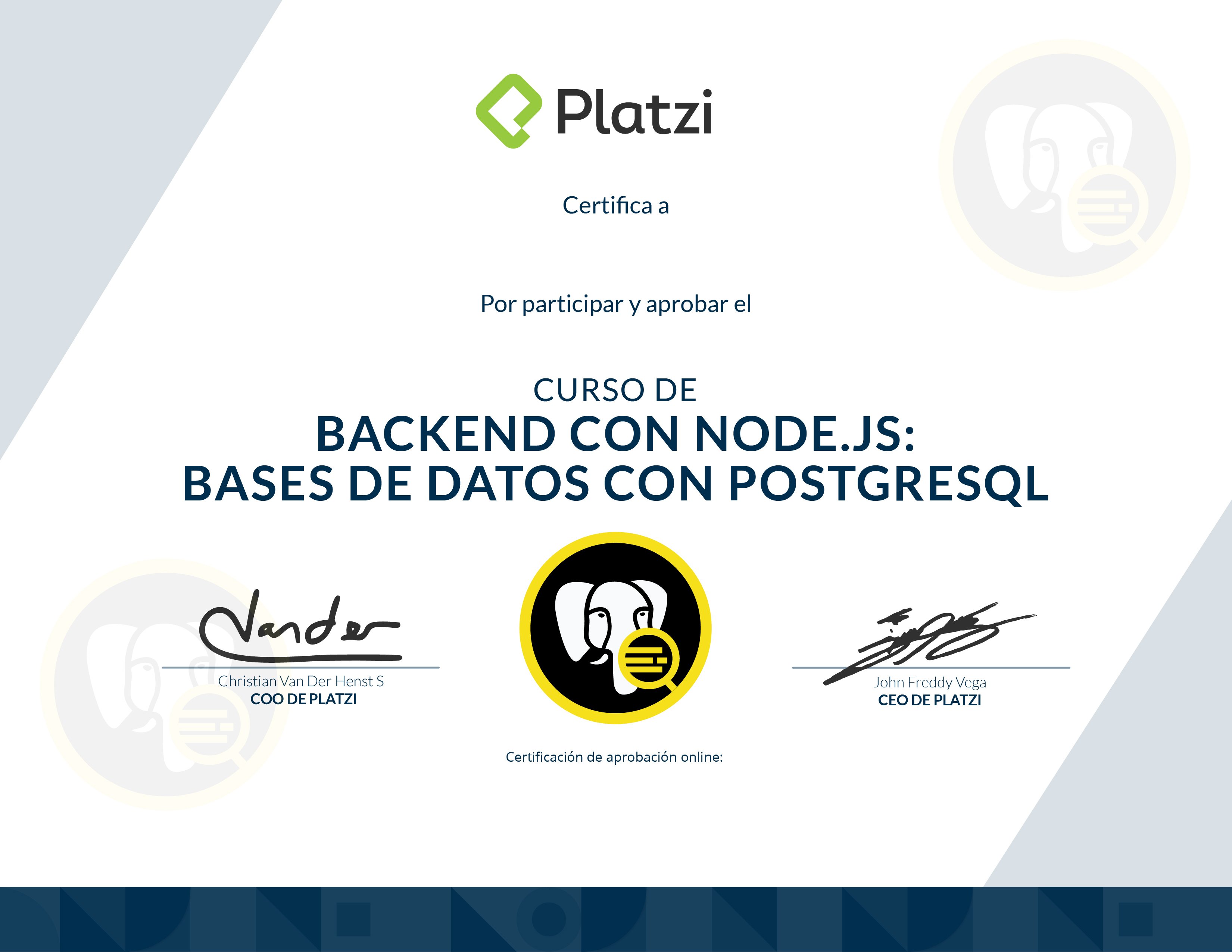 Certificado