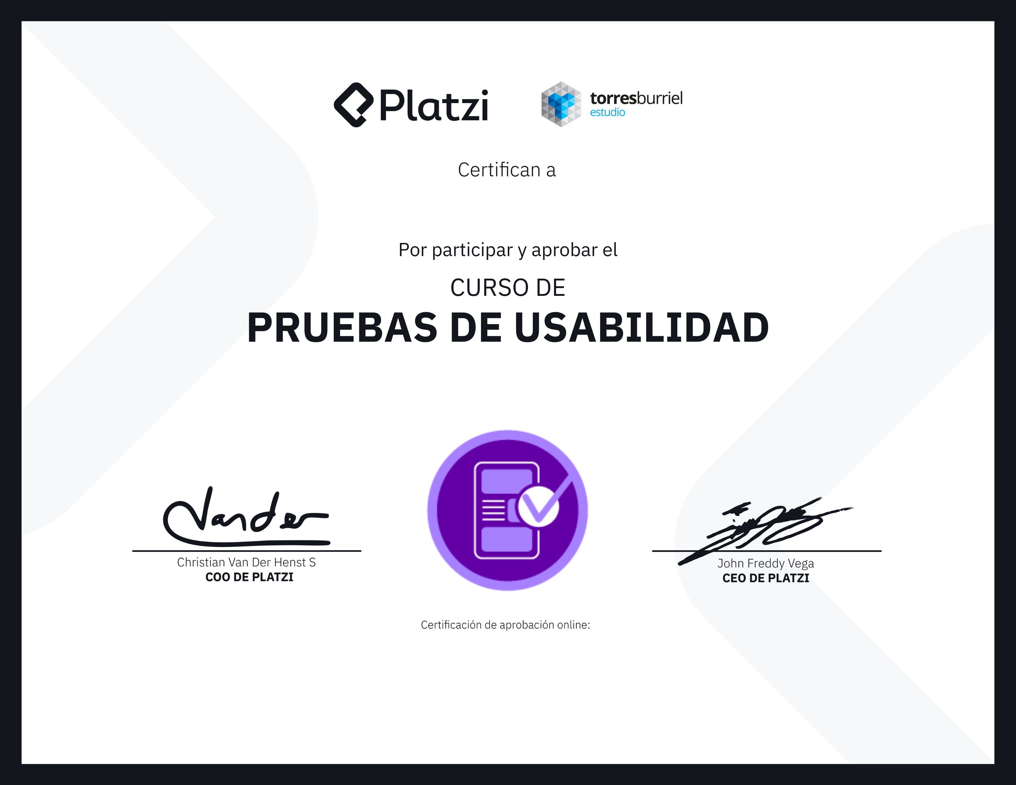Certificado