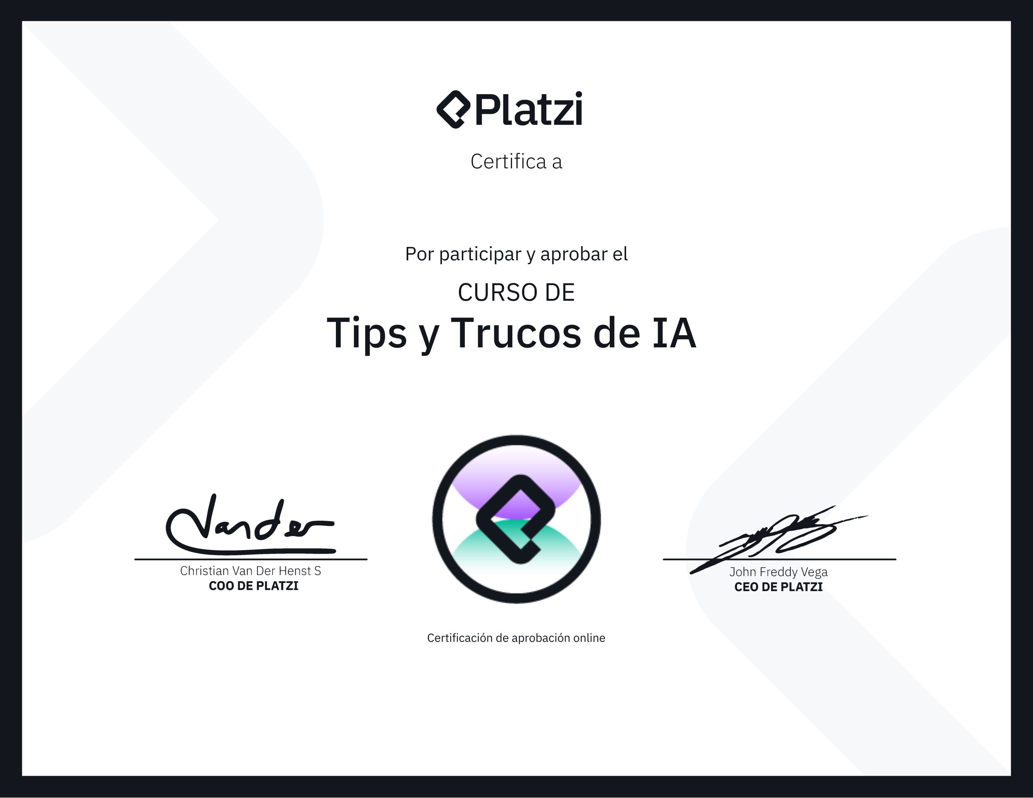 Certificado