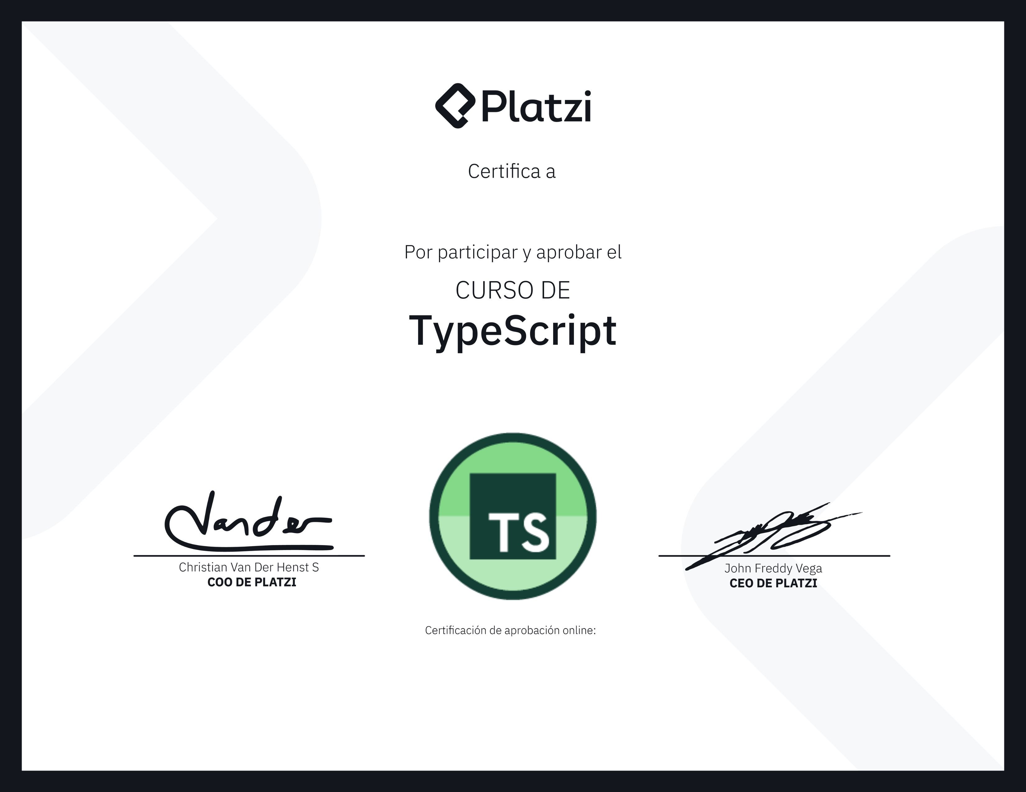 Certificado