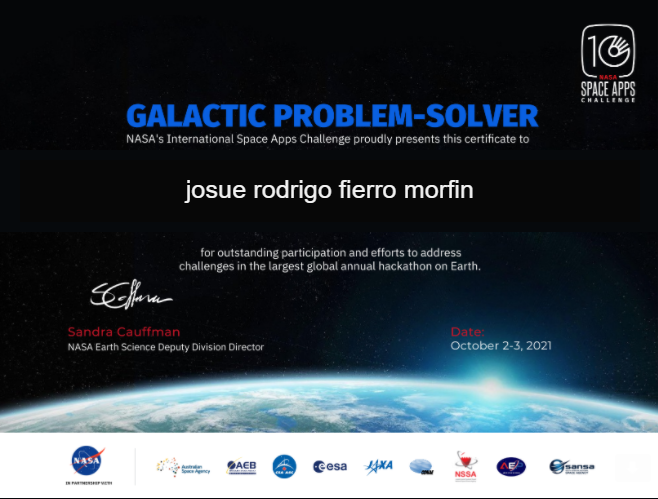 Hackathon of NASA