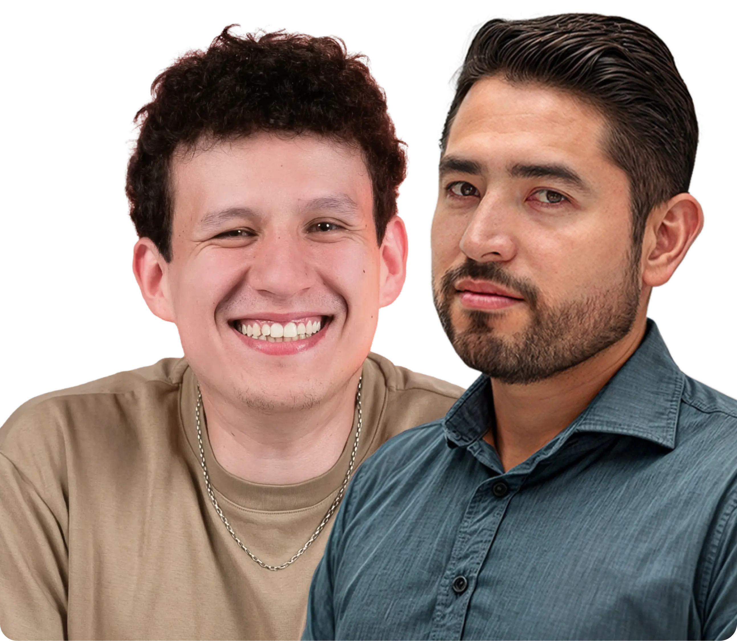 Juan Pablo Rojas y Freddy Vega, profesores del curso en vivo sobre Jev
