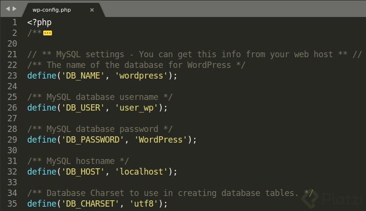 Define host. Wp config php WORDPRESS образец. Database HOSTNAME * WORDPRESS.