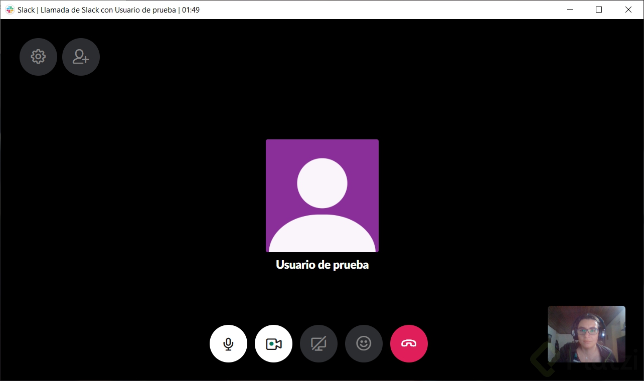 Videollamadas de Slack