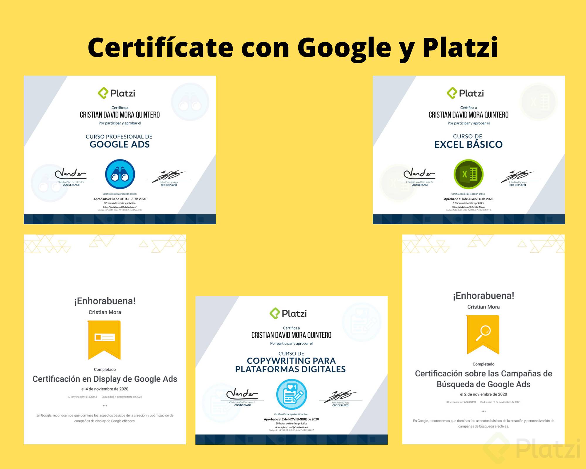 Certifícate con Google y Platzi Foro oficial