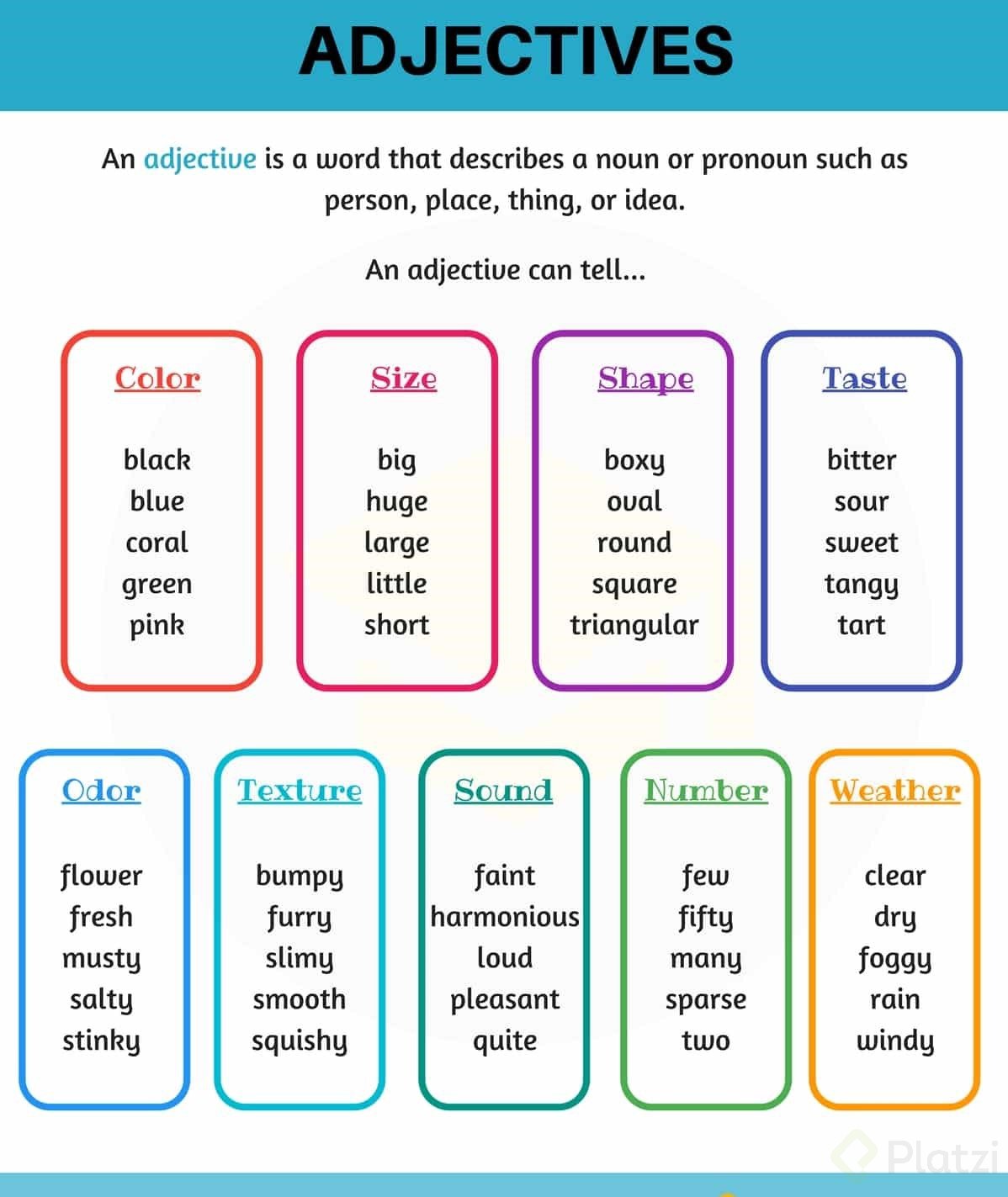 What is an Adjective?  And some examples