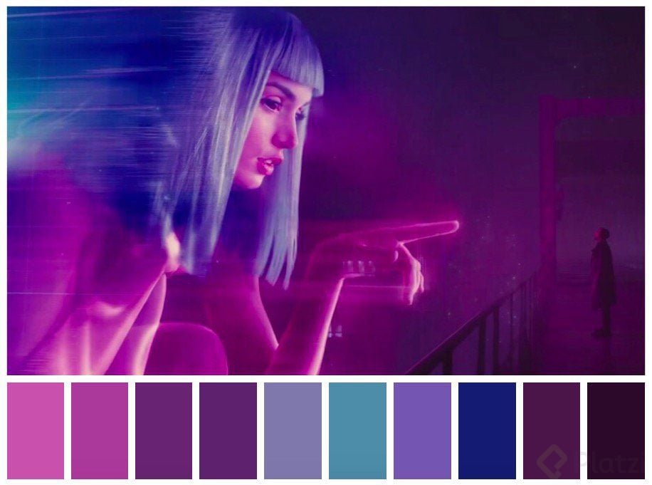 Color analogo de la pelicula Blade Runner 2049