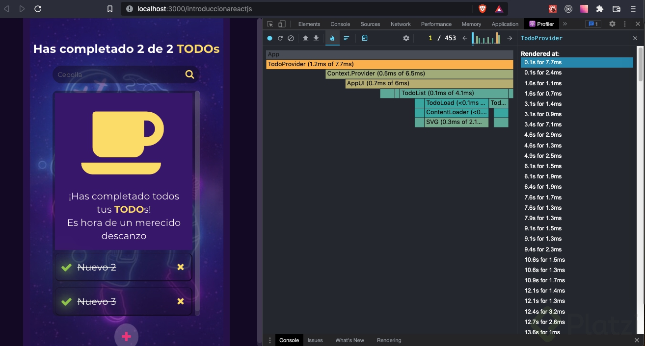 ¿Cómo depurar componentes con React Profiler?
