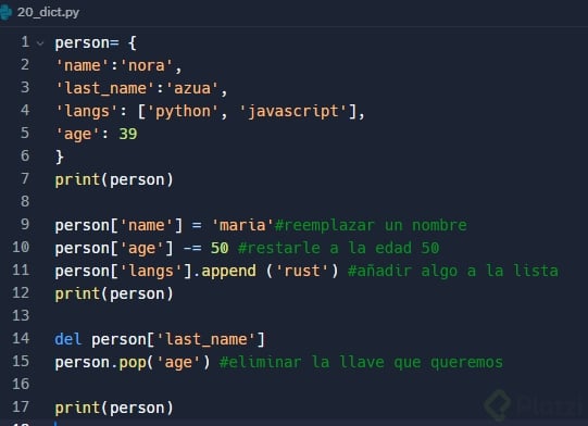Diccionarios en Python, aprender a usarlos para organizar nuestra ...