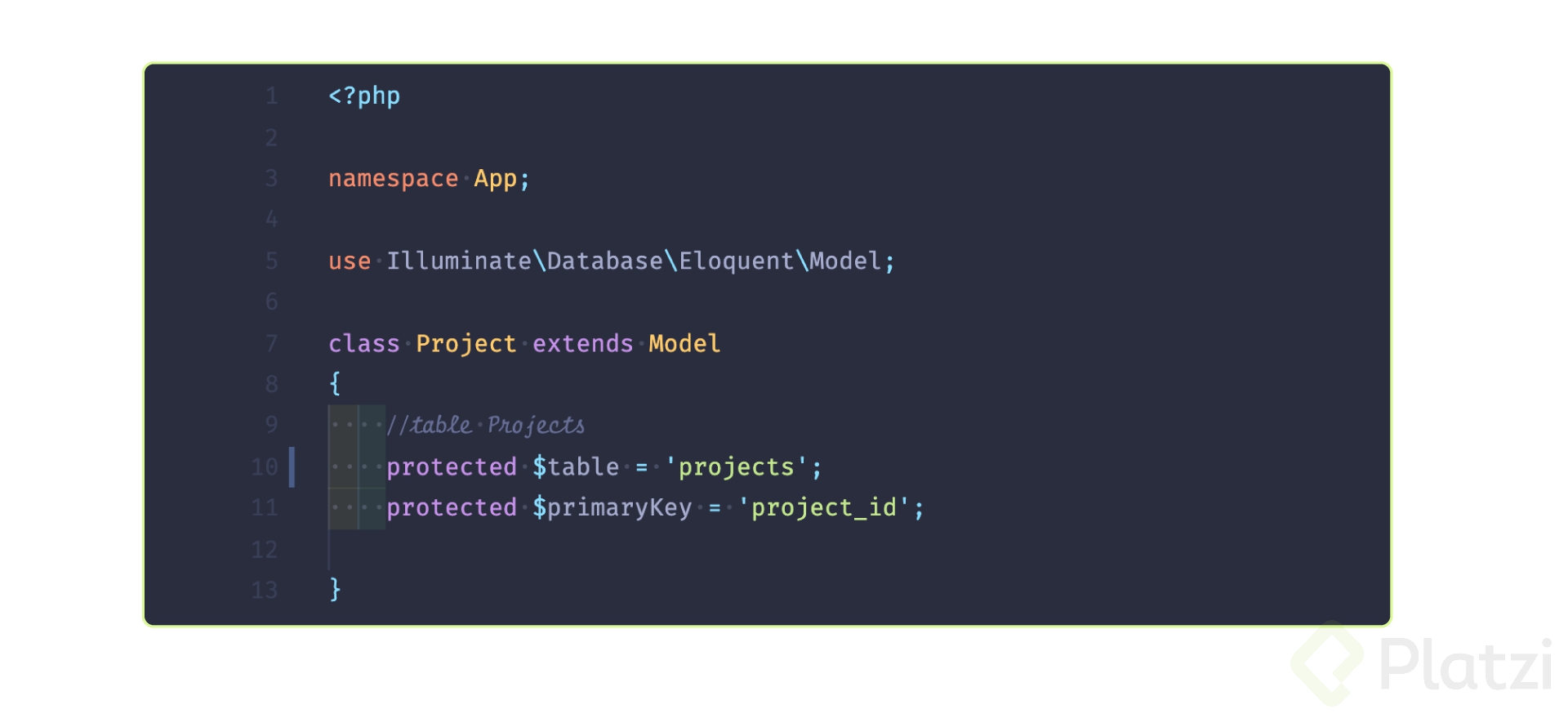 Modelos en Eloquent ORM Laravel